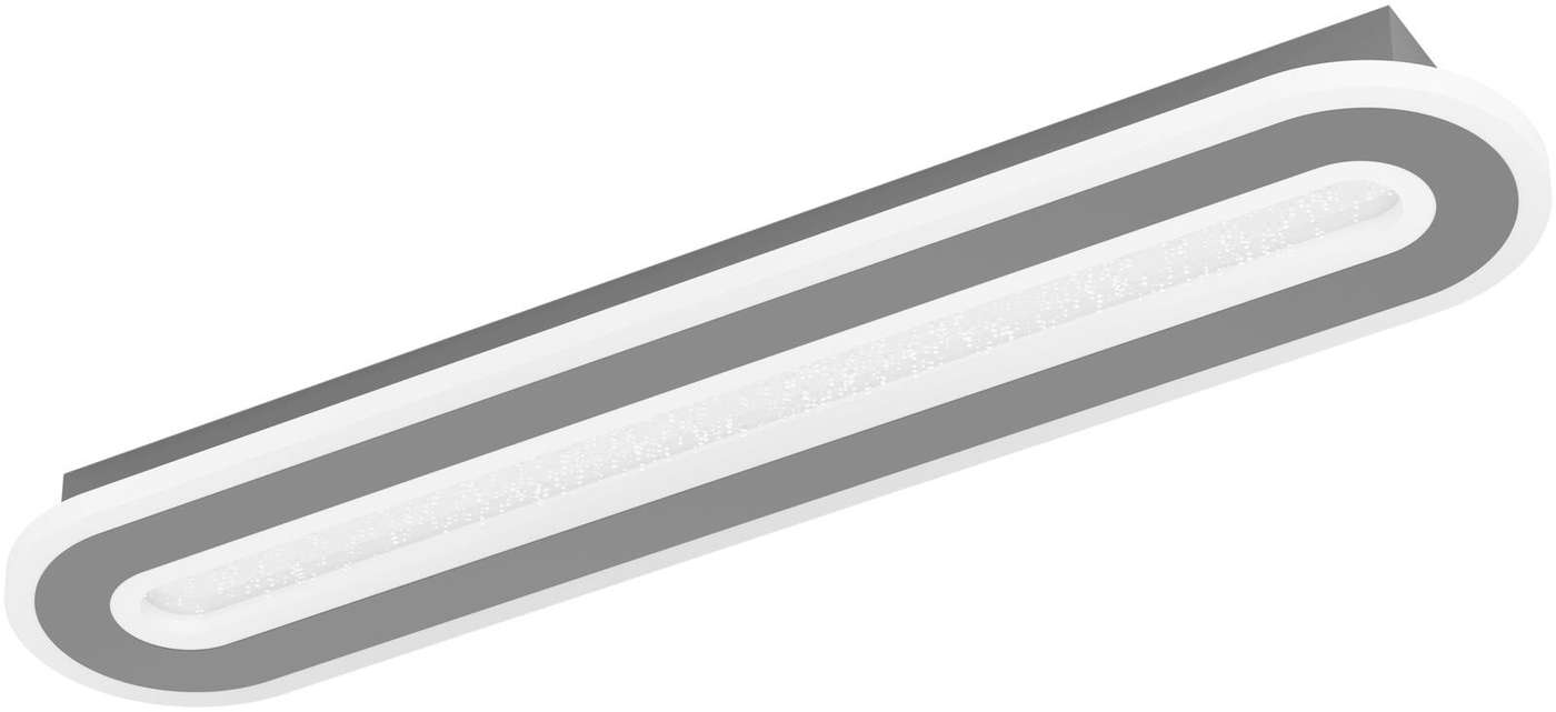 Потолочный светильник EGLO Macchioni LED 20W CCT 55x12 см черный / белый (цвет черный / белый)