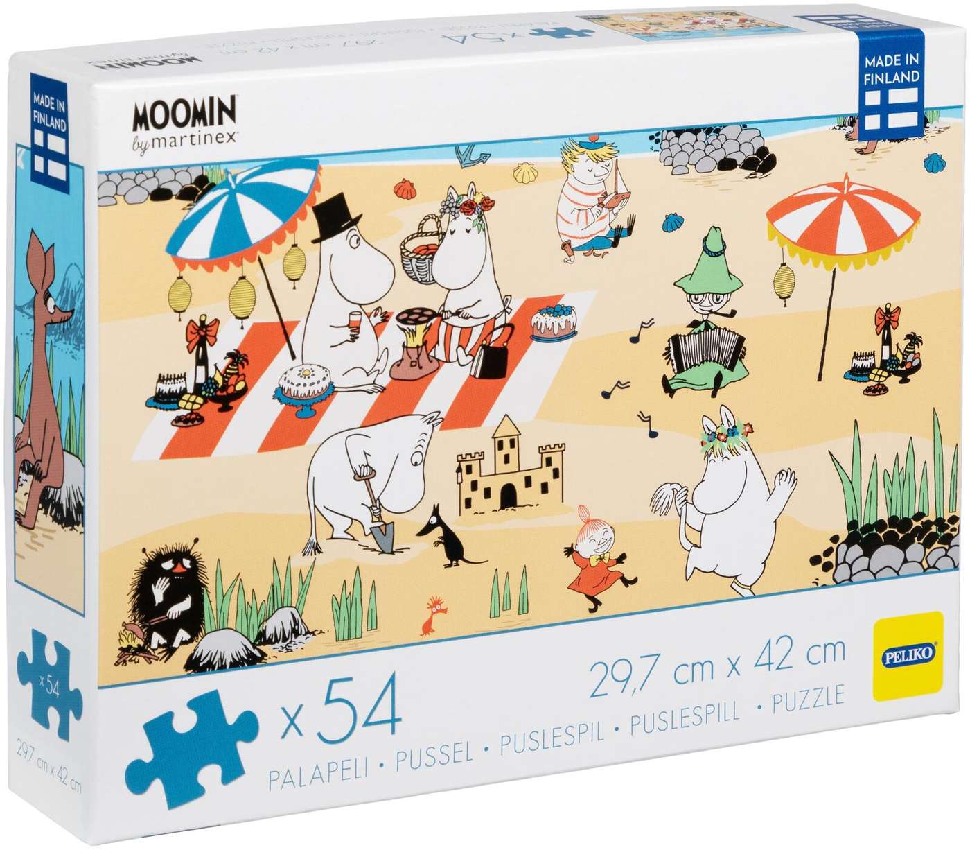 Пазл Peliko Moomin 54 детали Пляжный день