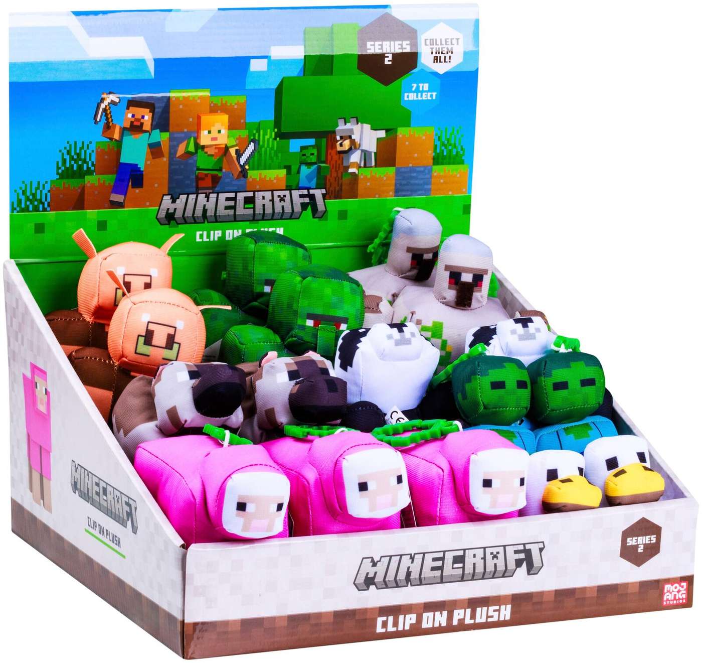 Плюшевая клипса Minecraft 13 см.