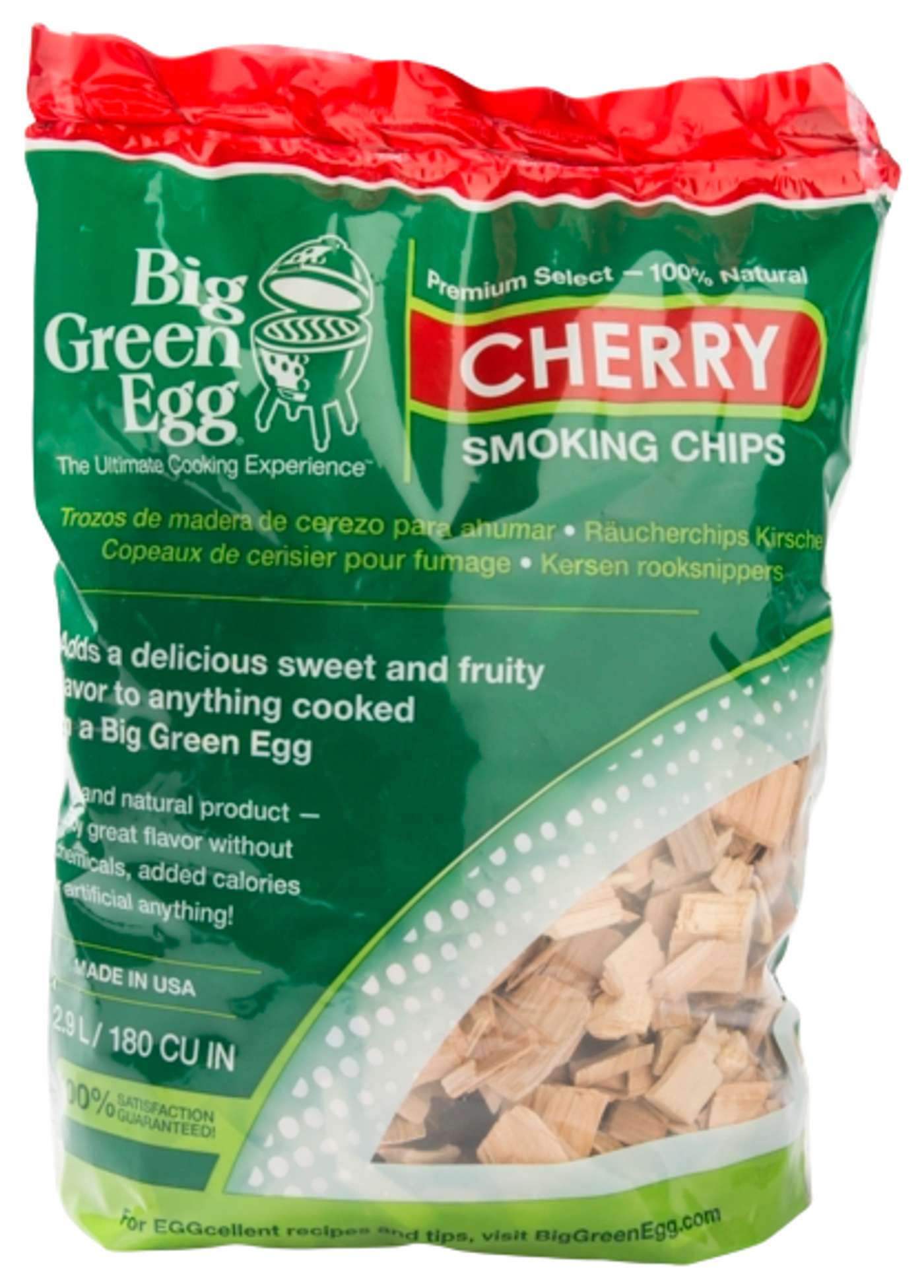 Чипсы Big Green Egg копченые с вишней 3 л