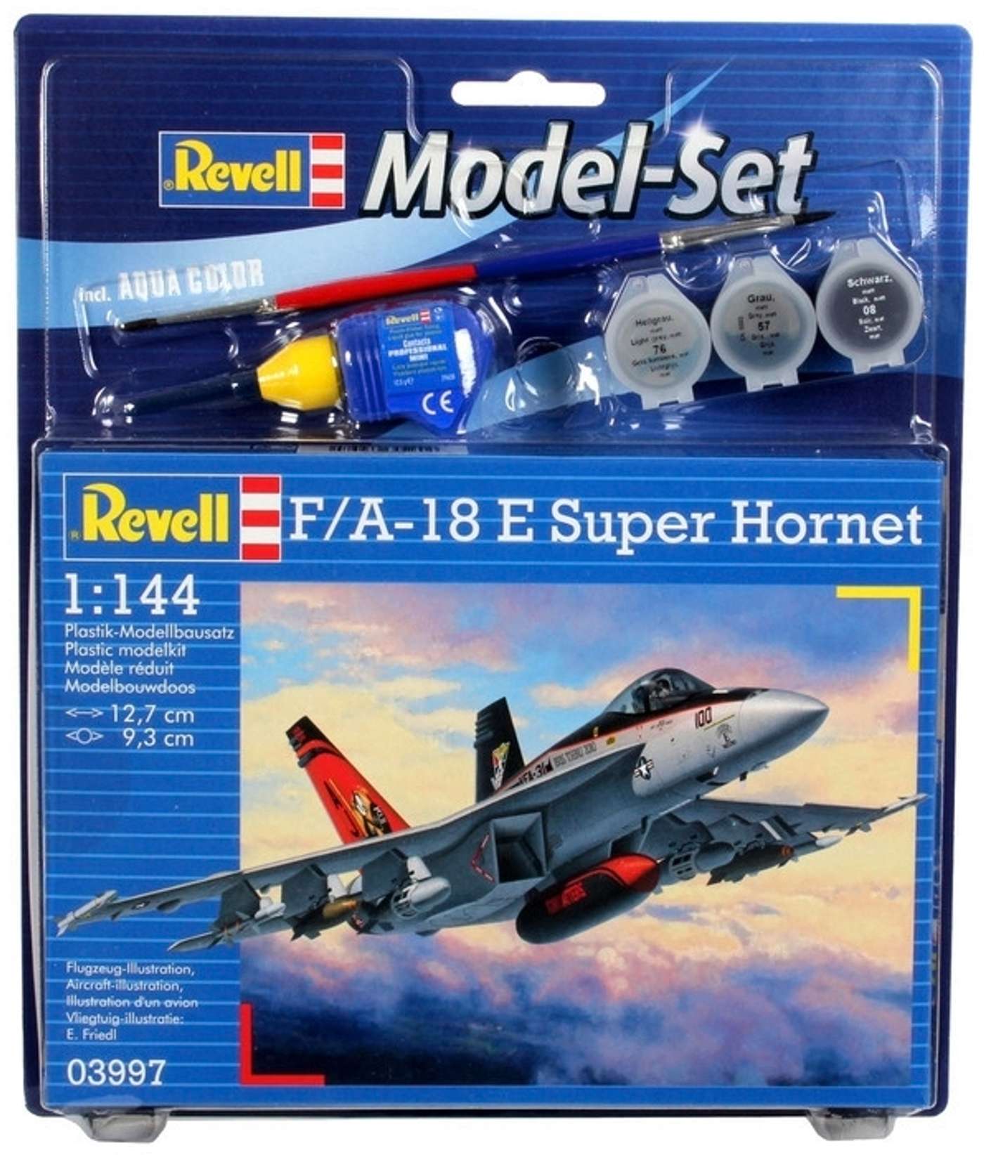 Ассортимент строительных комплектов Revell Kit Pak для самолетов 1: 144 (цвет АССОРТИМЕНТ)