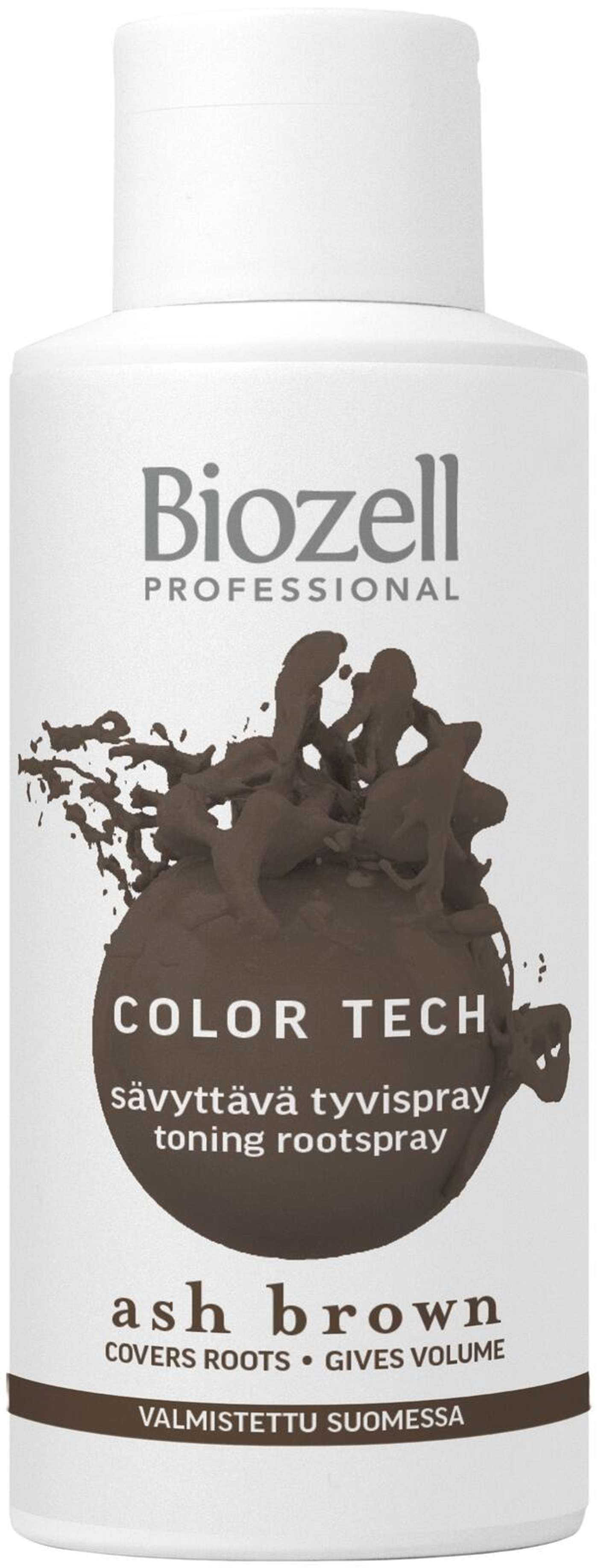 Biozell Color Tech Foundation Spray Пепельно-коричневый 100 мл