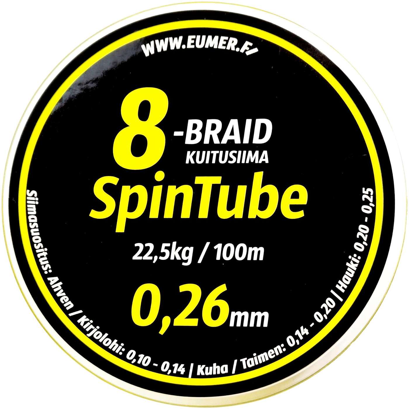 Spintube 8-волоконная линия FL 0, 26 мм / 100 м 22, 6 кг