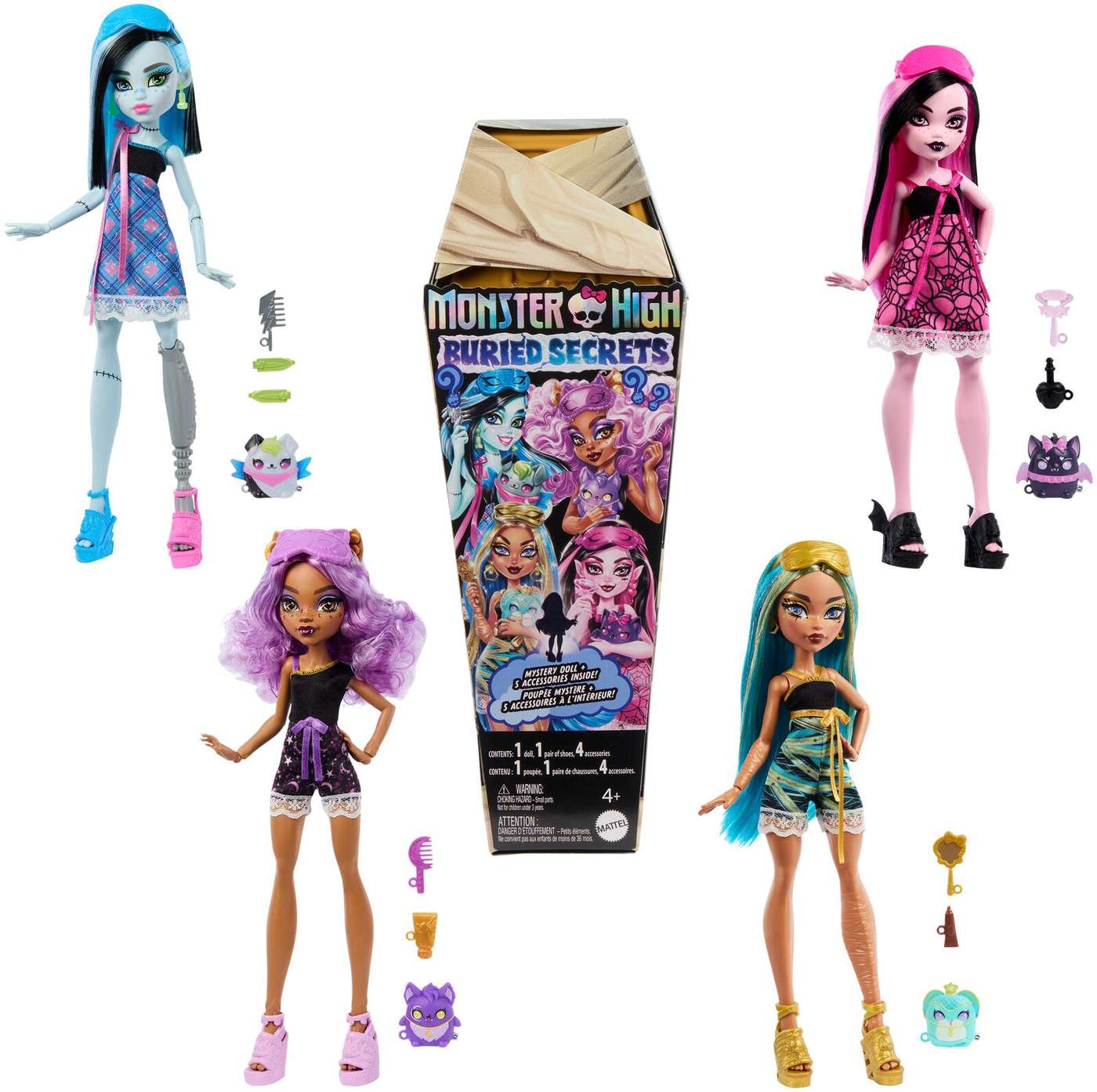 Кукла-сюрприз Monster High Buried Secrets