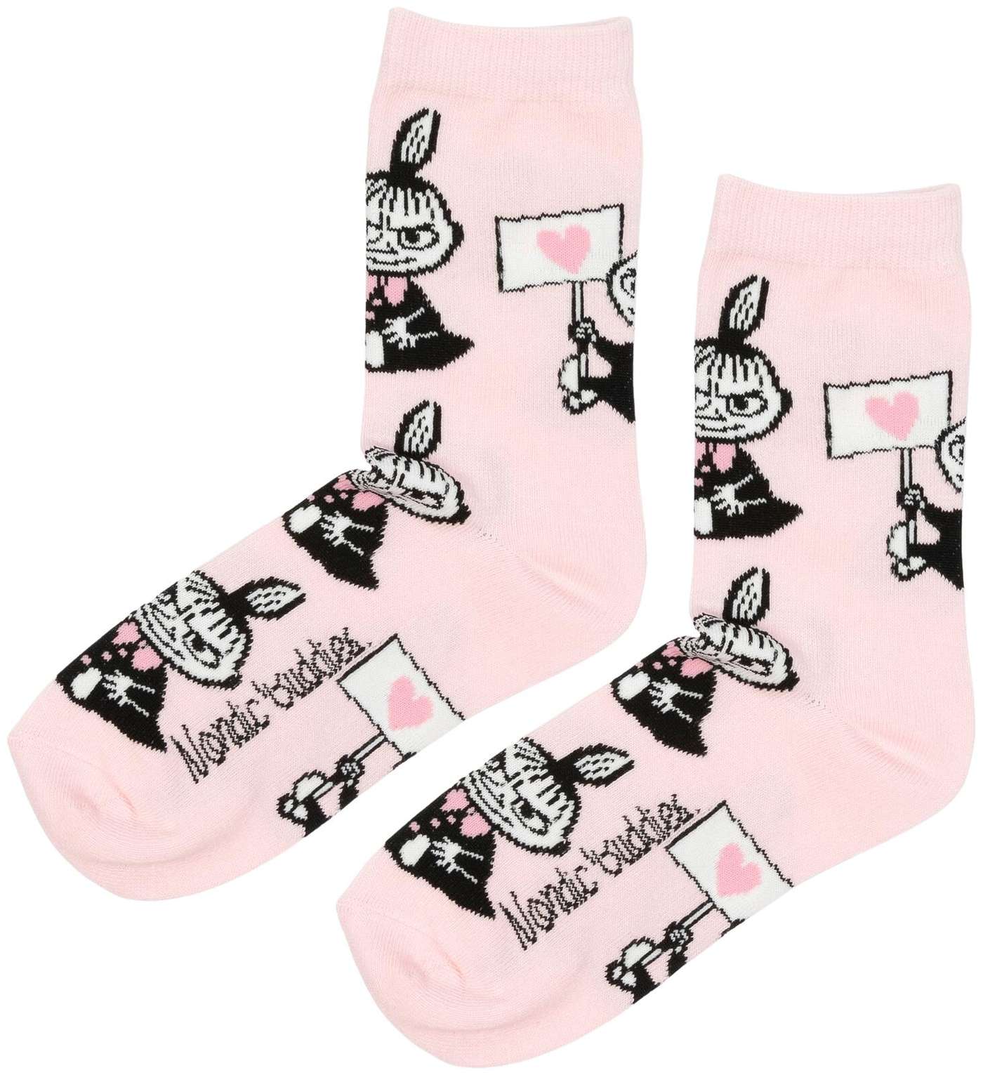 Женские носки Moomin by Nordicbuddies Moomin Little Sell Love (цвет Розовый / серый)