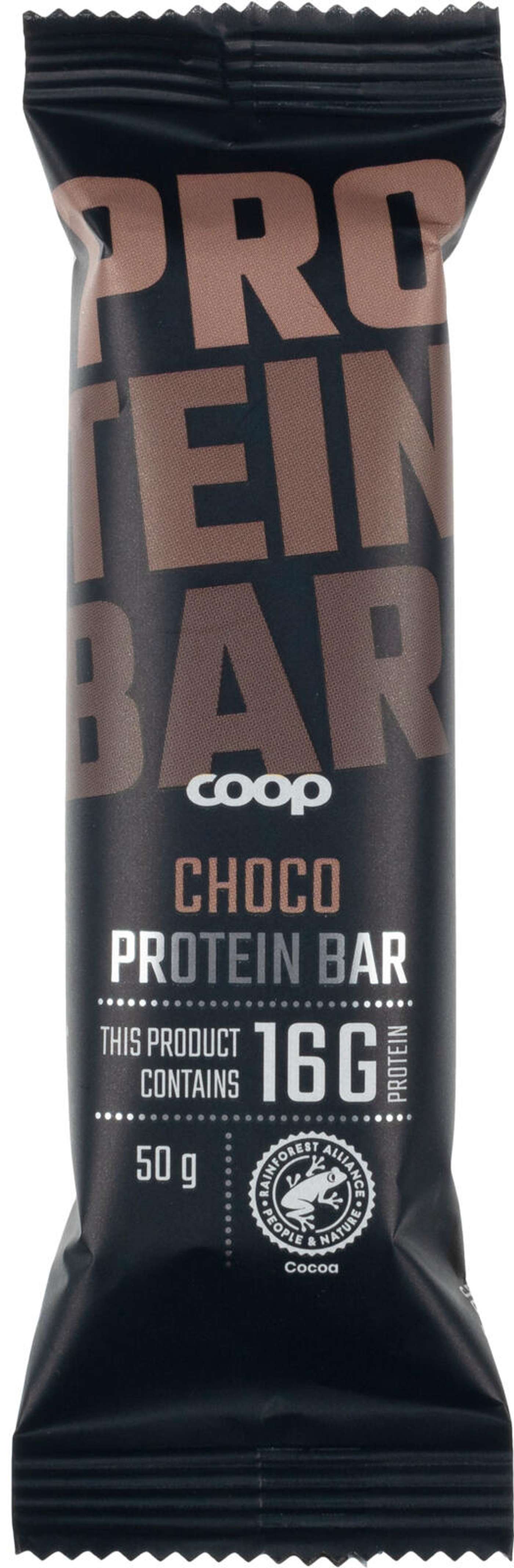 Coop протеиновый батончик шоколадный 50 г