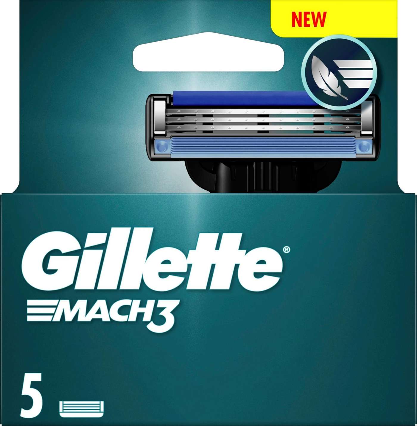 Лезвие Gillette Mach3 5 шт.