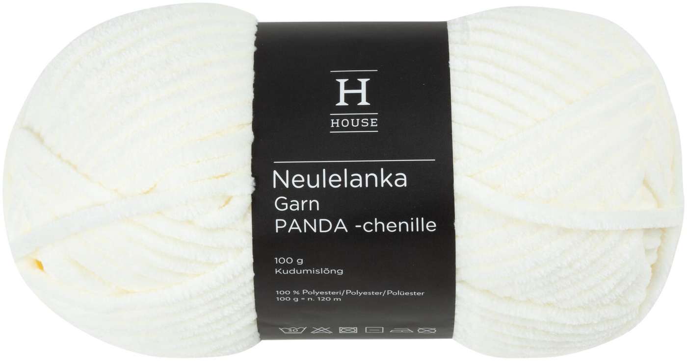 Домашняя пряжа для Panda chen 100 г экрю белая 2098 г. (цвет экрю-белый)