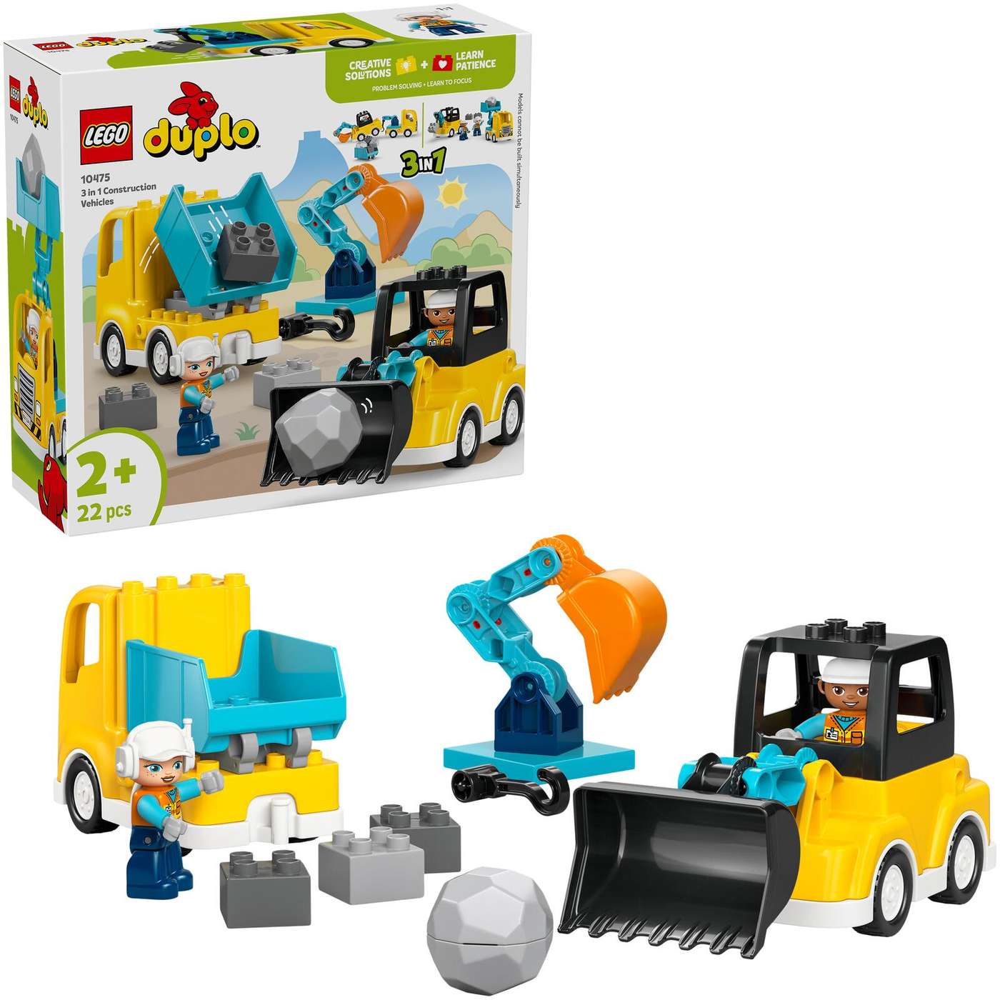 LEGO® DUPLO Town 10475 Строительная техника 3 в 1