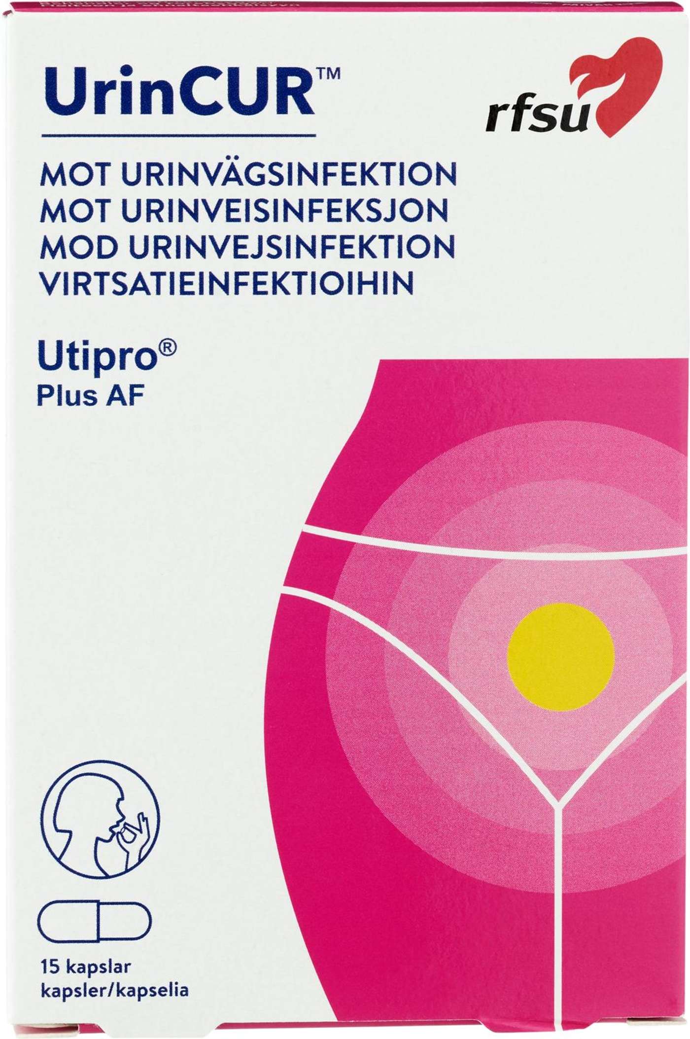 РФСУ УринЦУР UtiproPlus 15 шт. Для лечения инфекций мочевыводящих путей