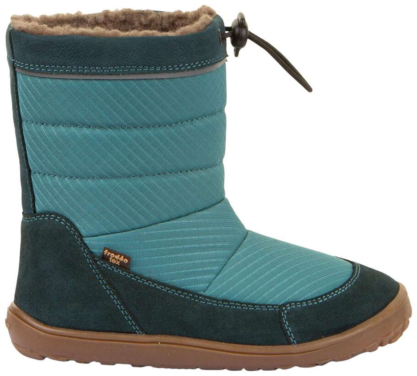 Детские зимние обувь barefoot Froddo UP Tex Snow Wool (размер 25, цвет Нефть)