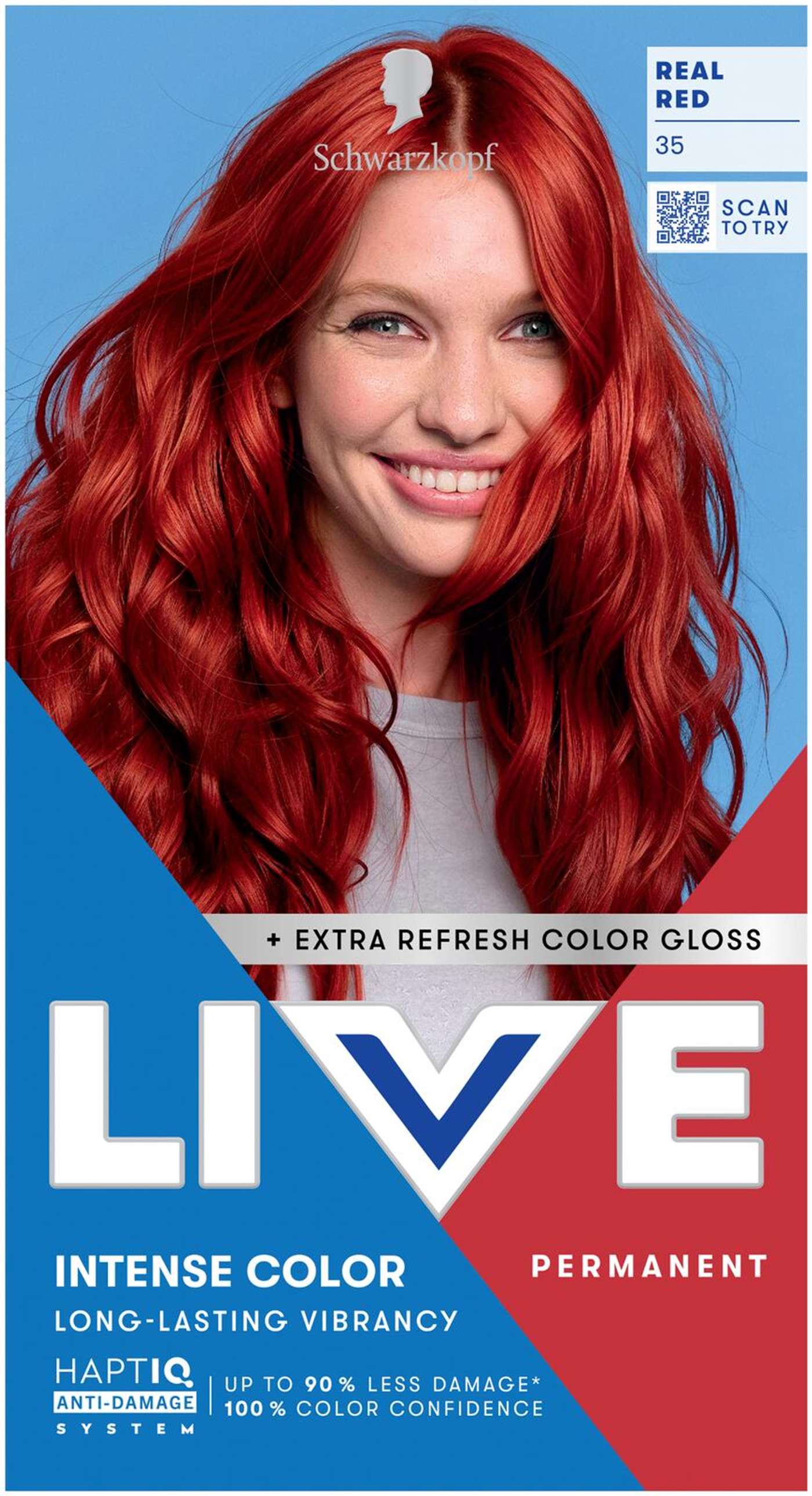 Schwarzkopf LIVE 35 настоящий красный