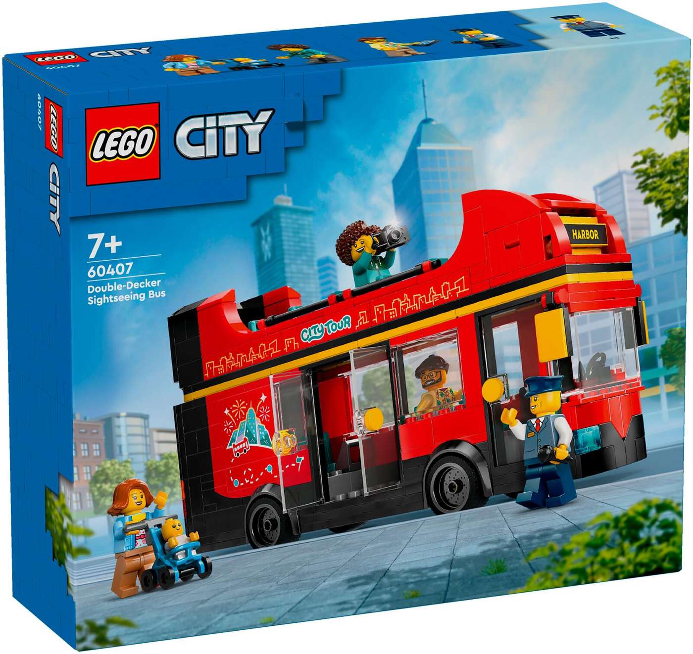 LEGO® City Great Vehicles (60407) Игра слов. двухэтажный туристический автобус