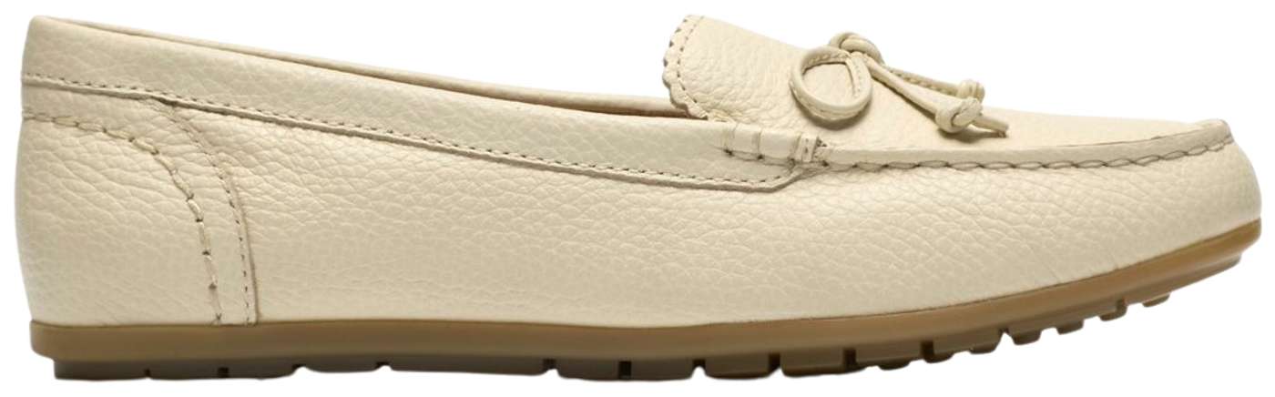 Женские мокасины Clarks Elliott Sail (размер 4, цвет Кремовая кожа)