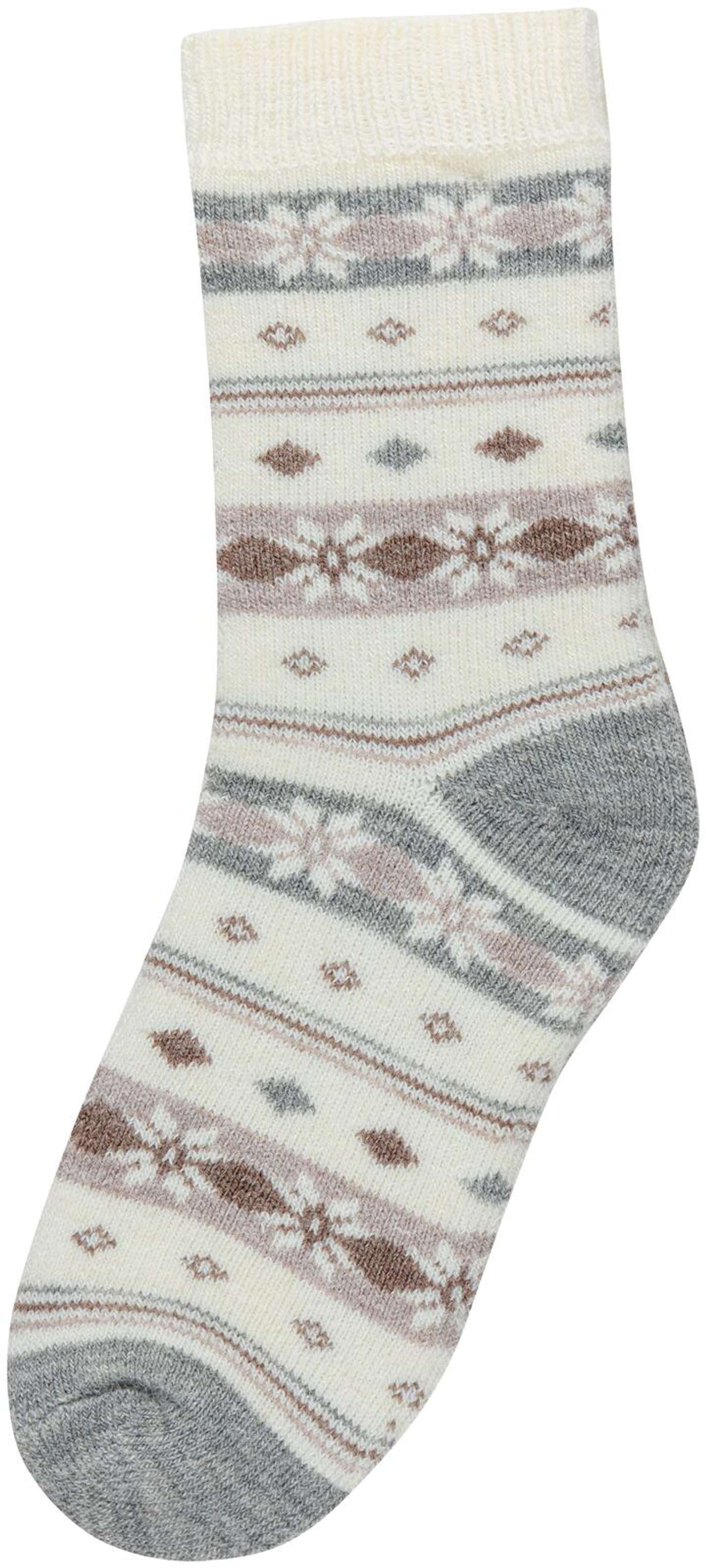 Женские носки House из смесовой шерсти 214Х322514 (размер 35-38, цвет Белый / серый)