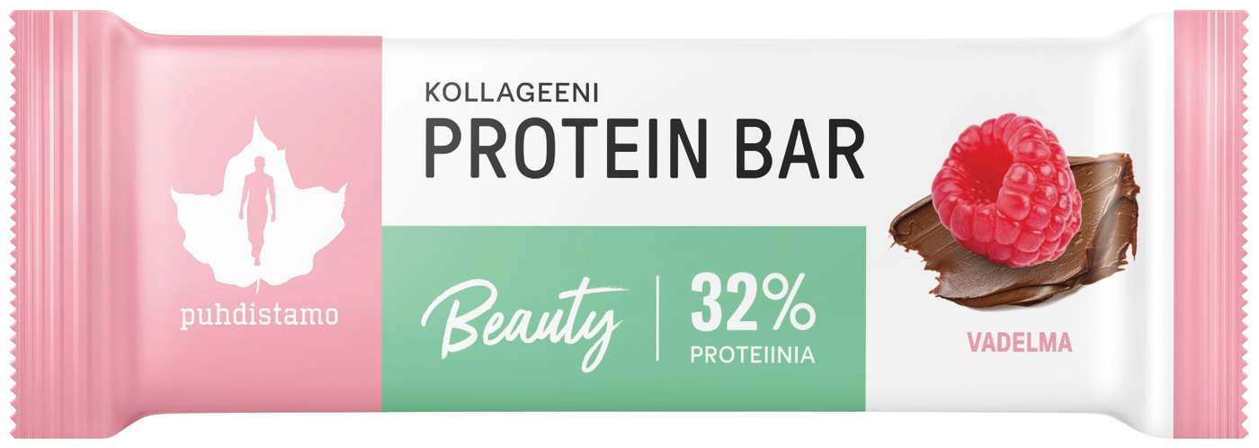 Протеиновый батончик Puhistamo Collagen Beauty Малина 30 г