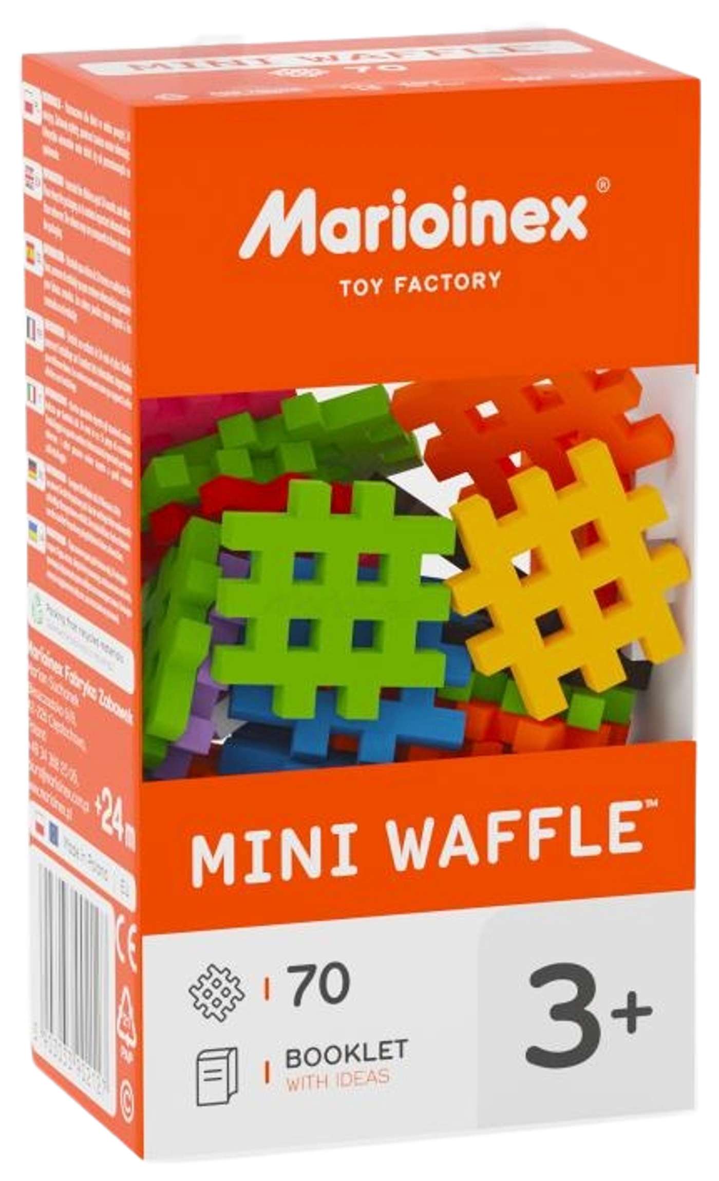 Вафельные конструкции Marioinex мини, 70 деталей.