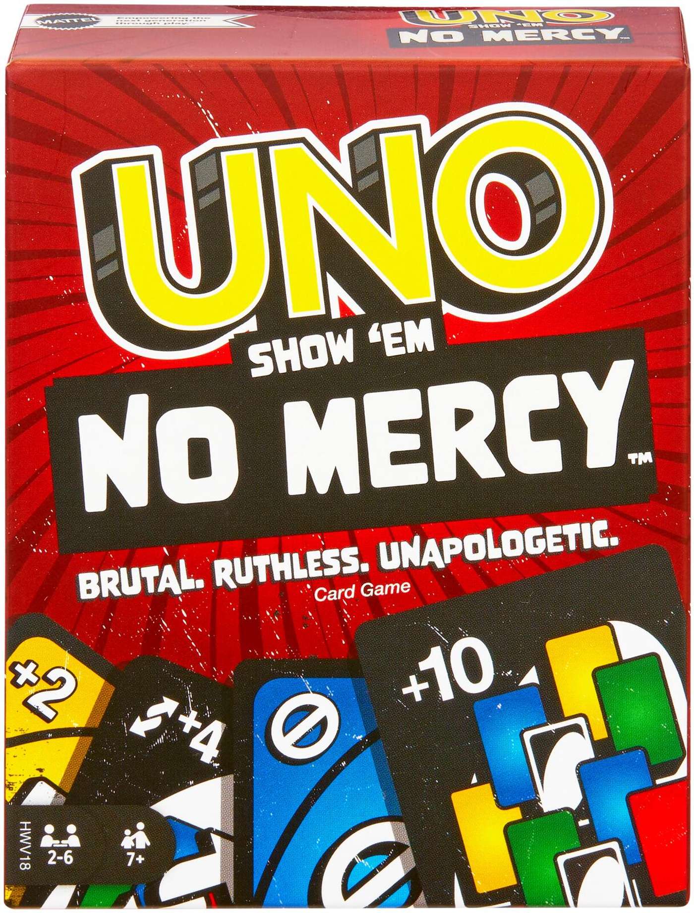 Карточная игра UNO No Mercy
