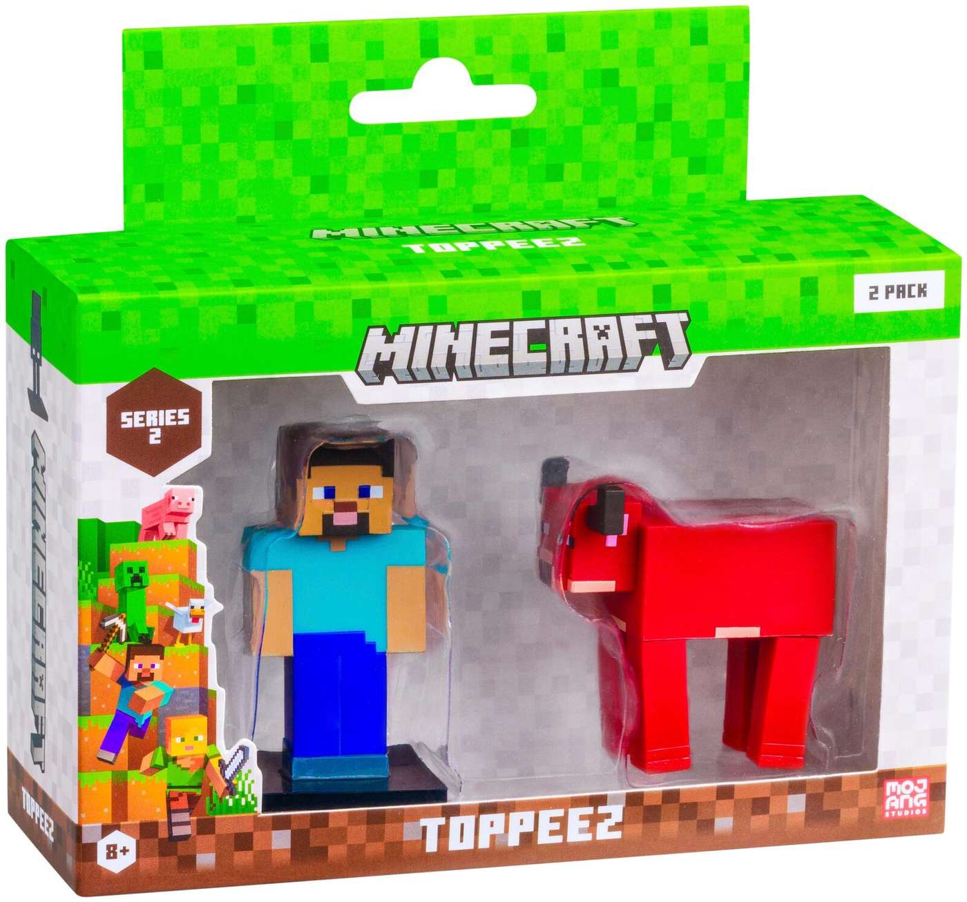 Фигурка Minecraft 3D 6 см 2 шт.