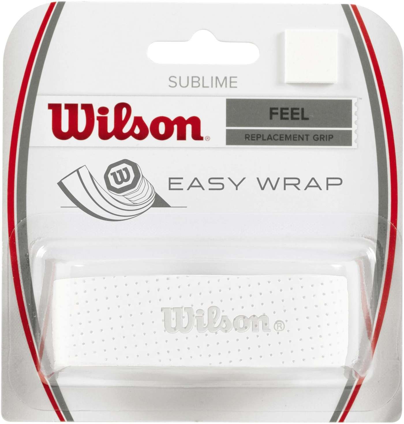 Сменная ручка для теннисной ракетки Wilson, белая. (цвет Белый)