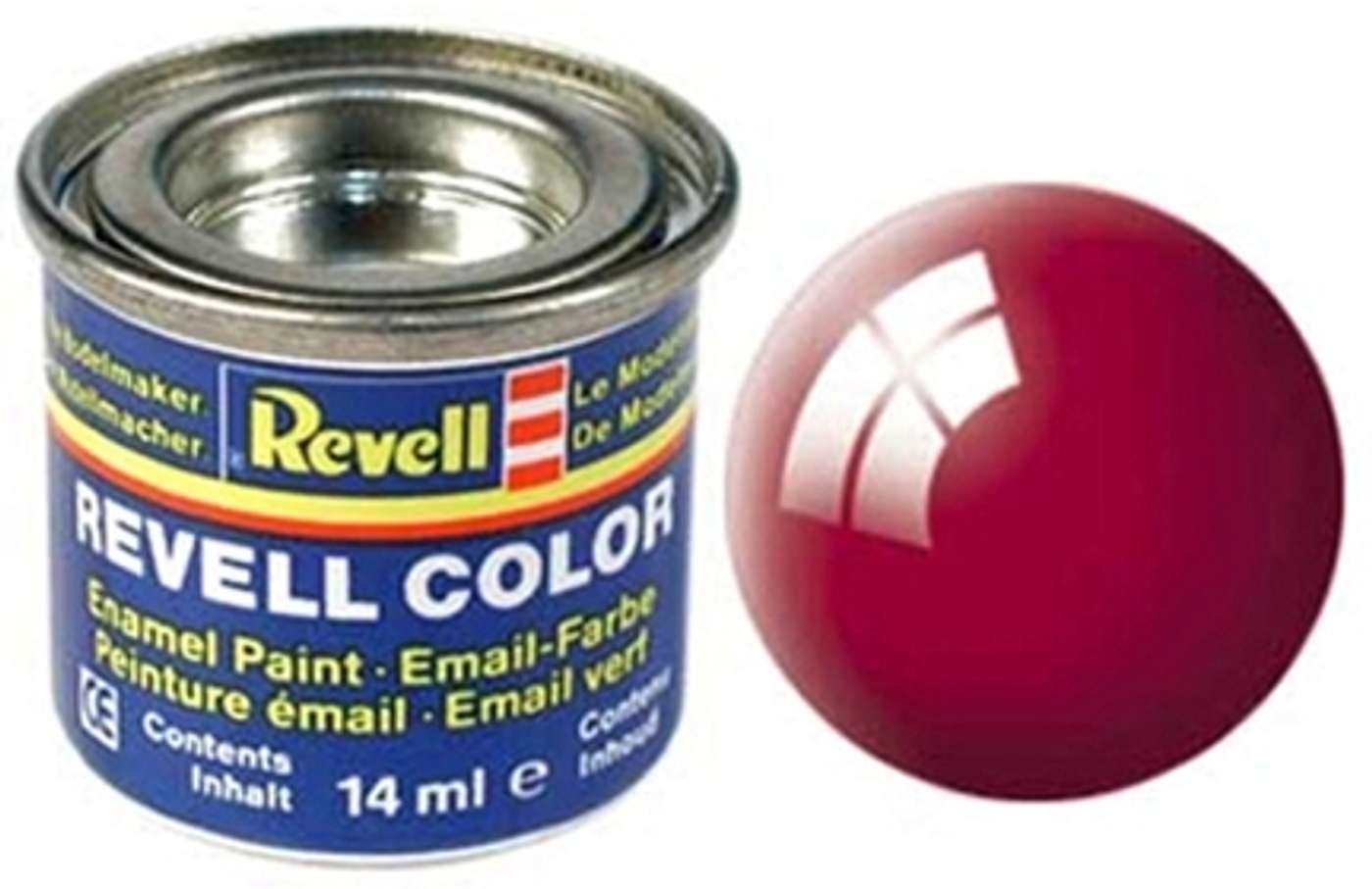 Краска Revell 14мл 34 красный Феррари прозрачная (цвет Феррари красный)
