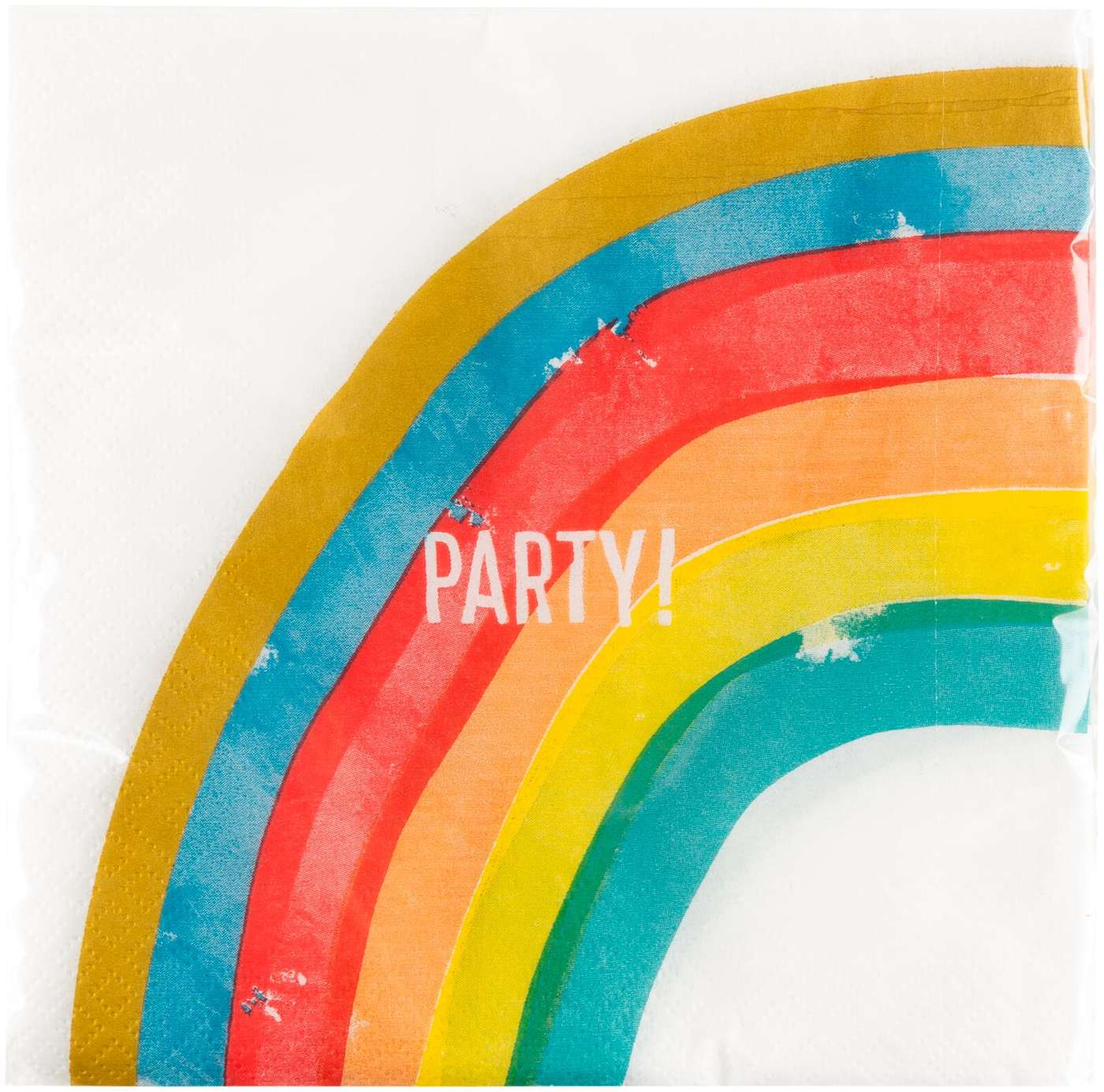 Салфетки бумажные Procos Rainbow Party двухслойные 33х33см