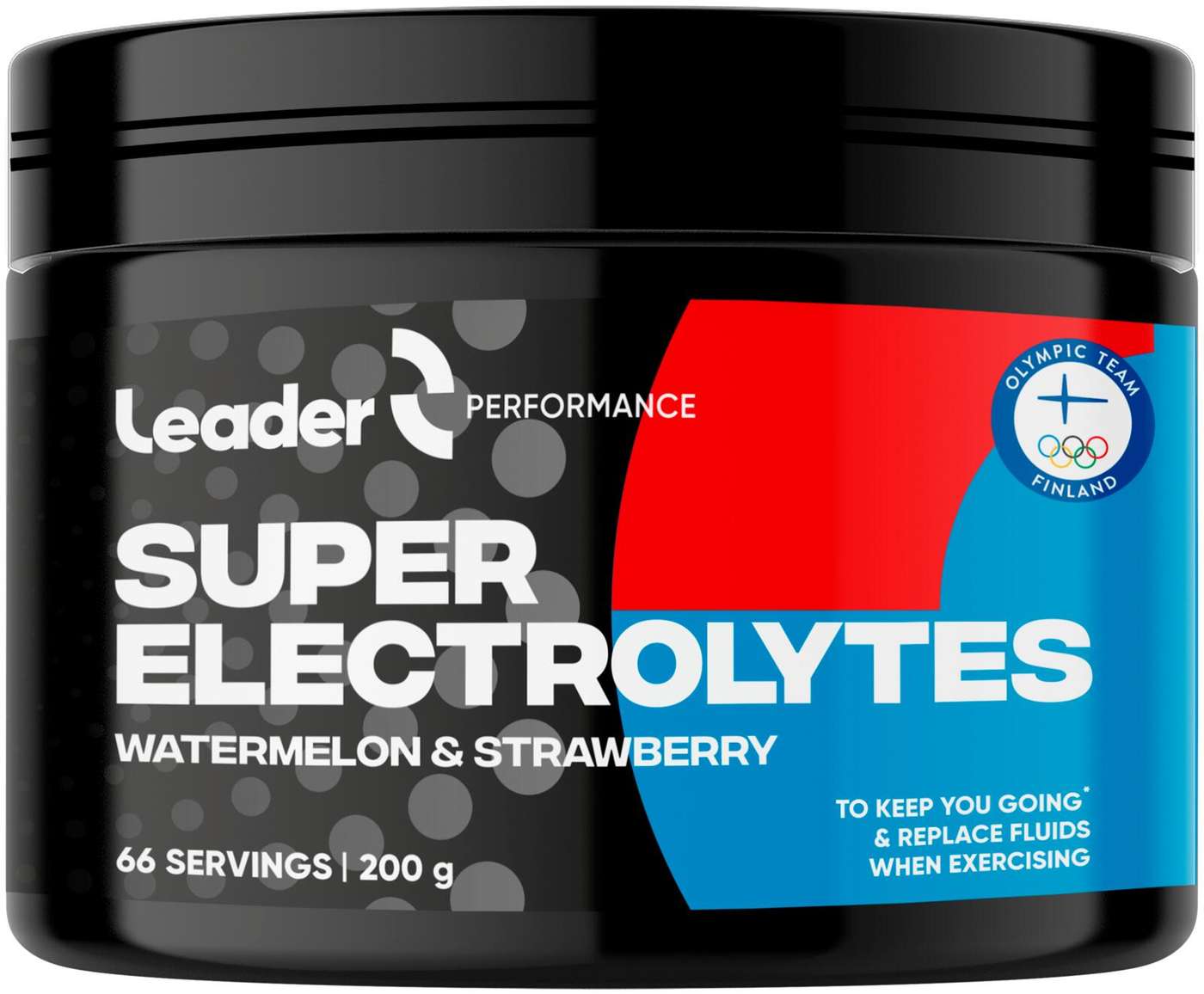 Порошковый электролит Leader Performance Super Electrolytes со вкусом арбуза и клубники 200 г