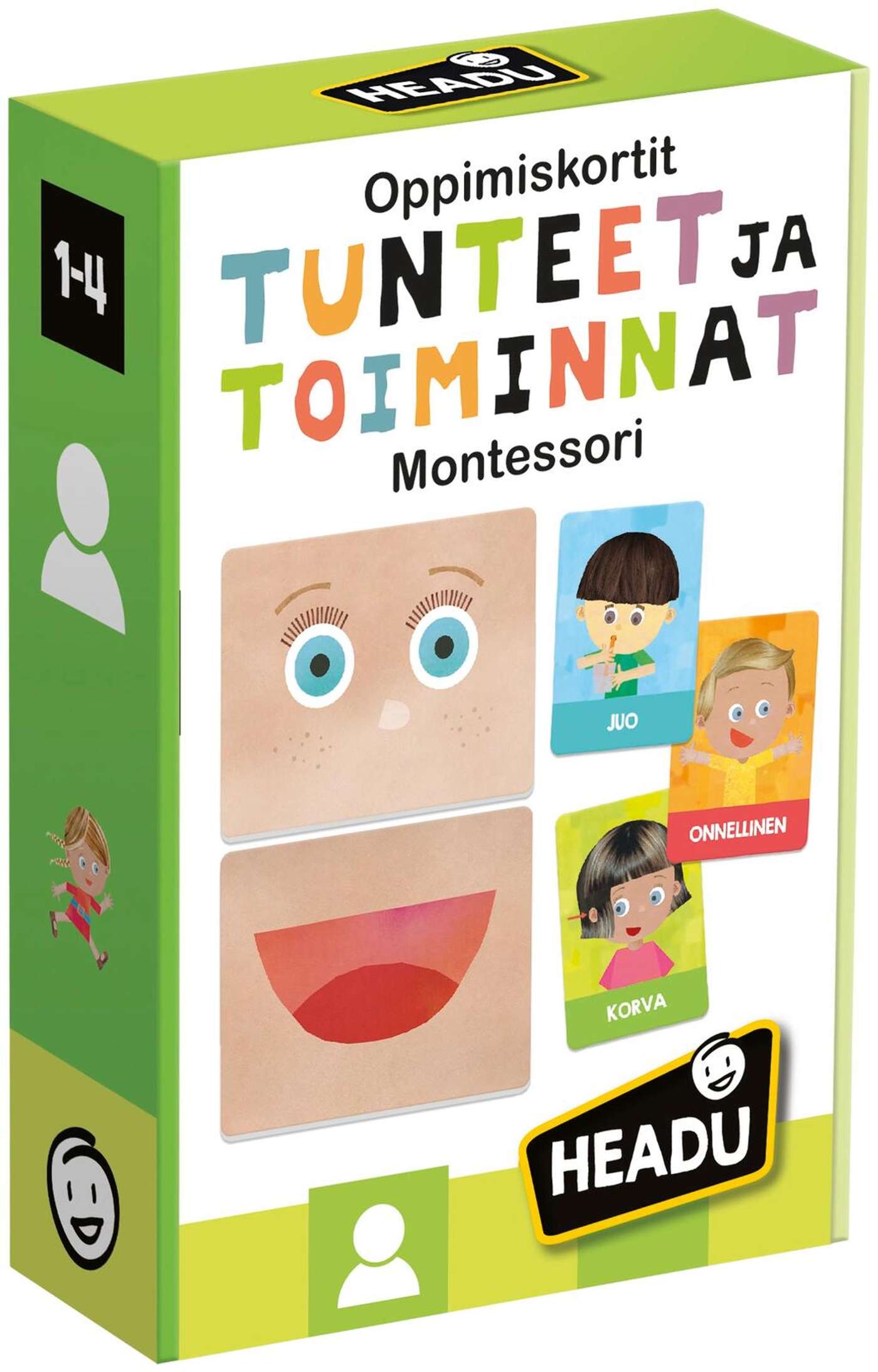 Карты памяти Headu Montessori «Эмоции и деятельность» (финский)