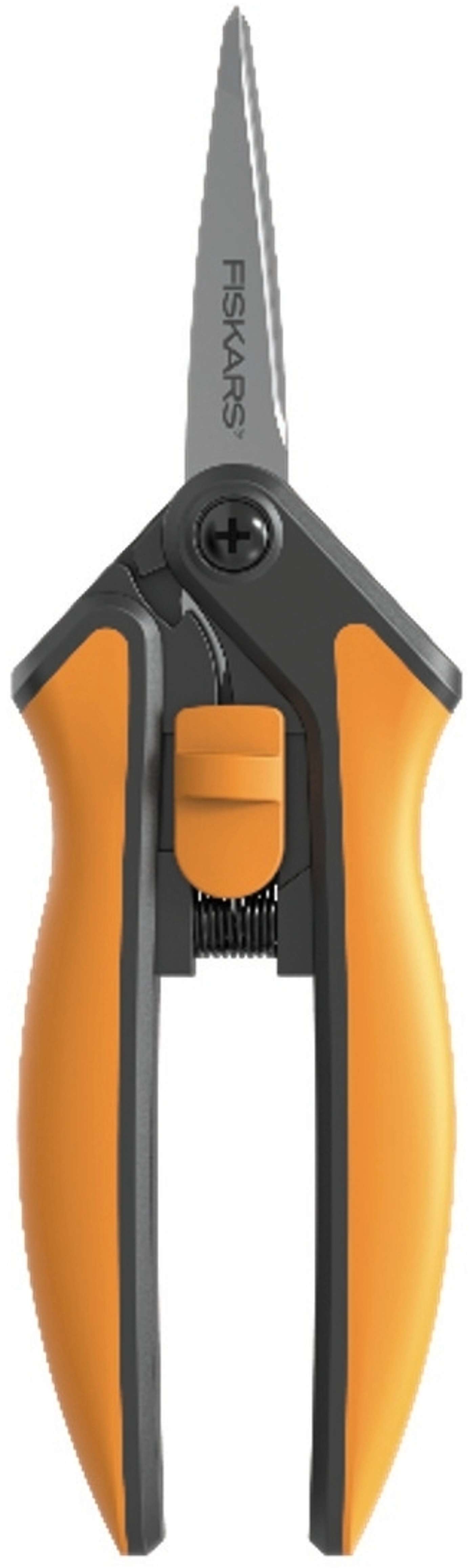 Ножницы Fiskars Solid Snip с микронаконечниками SP130 (цвет Черный / оранжевый)