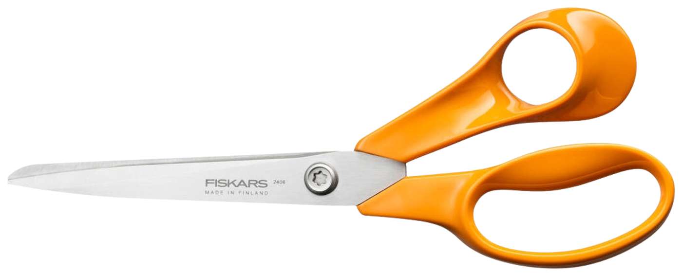 Ножницы универсальные Fiskars Classic кухонные 21 см. (цвет апельсин)