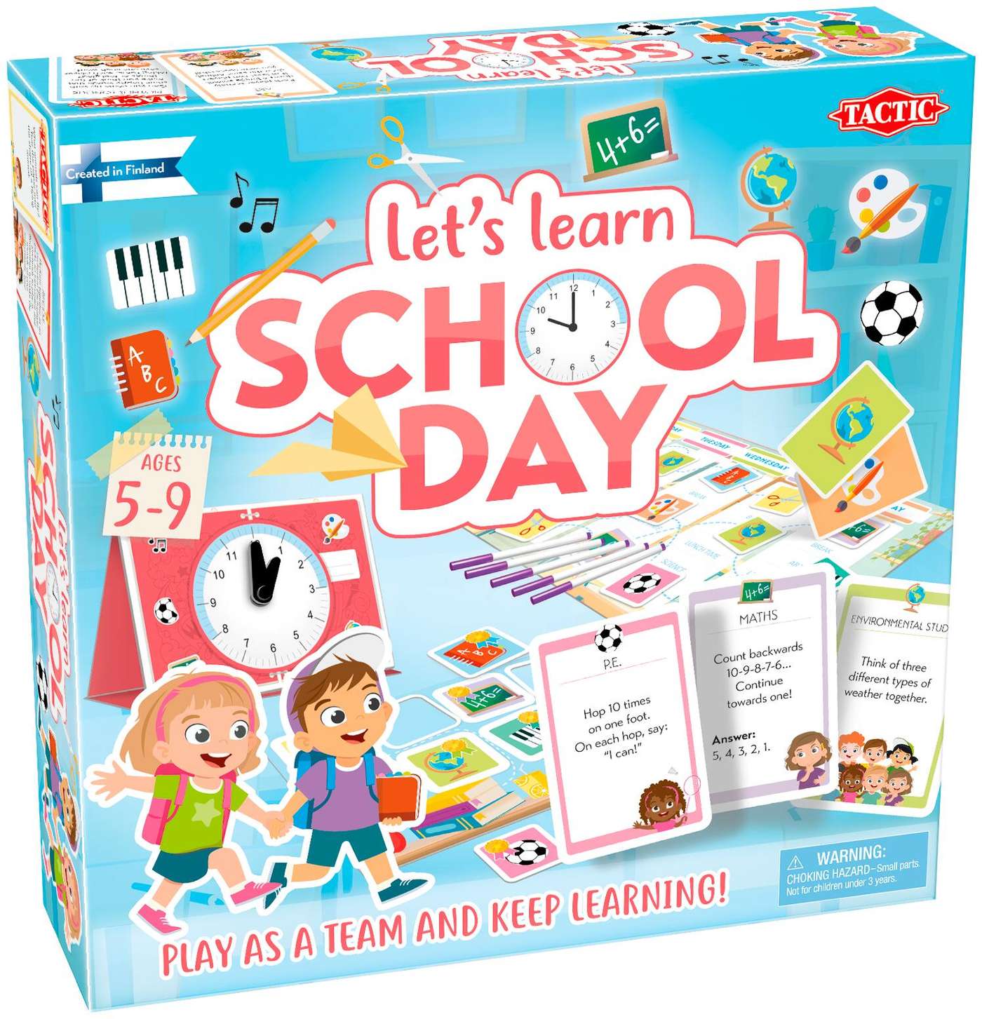 Тактическая настольная игра «Давайте учиться» School Day RU