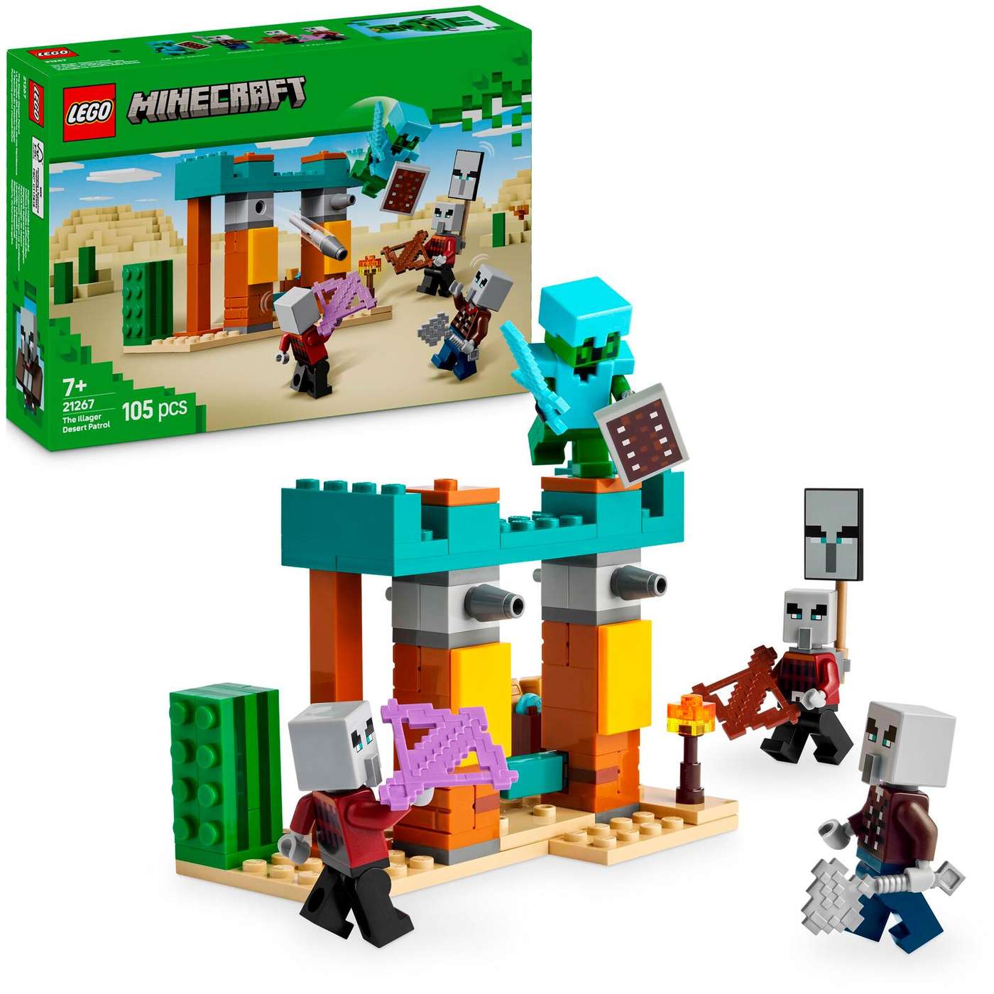 LEGO® Minecraft 21267 Крутой патруль пустыни