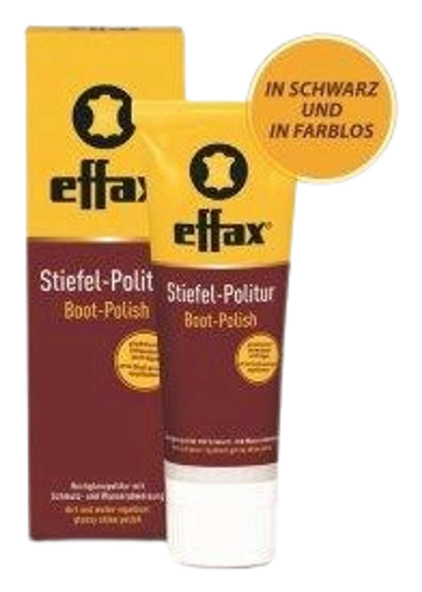 Effax лак для обуви черный 75мл (цвет Черный)