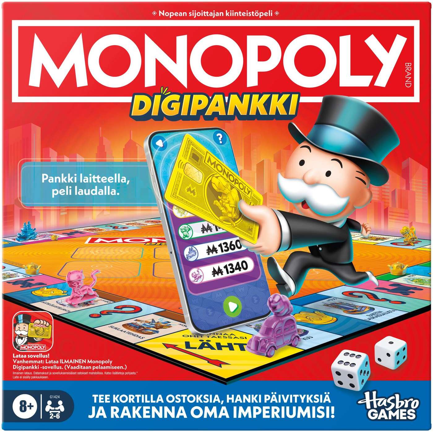 Настольная игра «Монополия» App Banking (на финском языке)