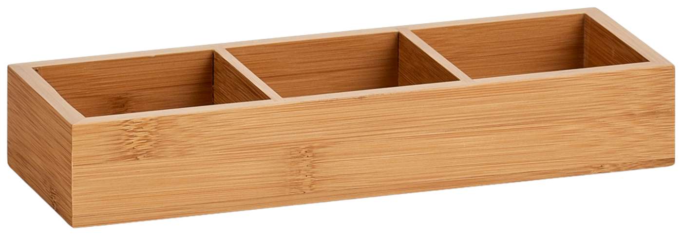 Корзина для хранения Zeller бамбук 28 x 10, 2 x 4, 5 см (цвет естественный)