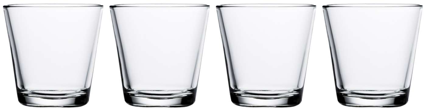 Стакан для питья Iittala Kartio 21 мл прозрачный 4 шт. (цвет Серый)