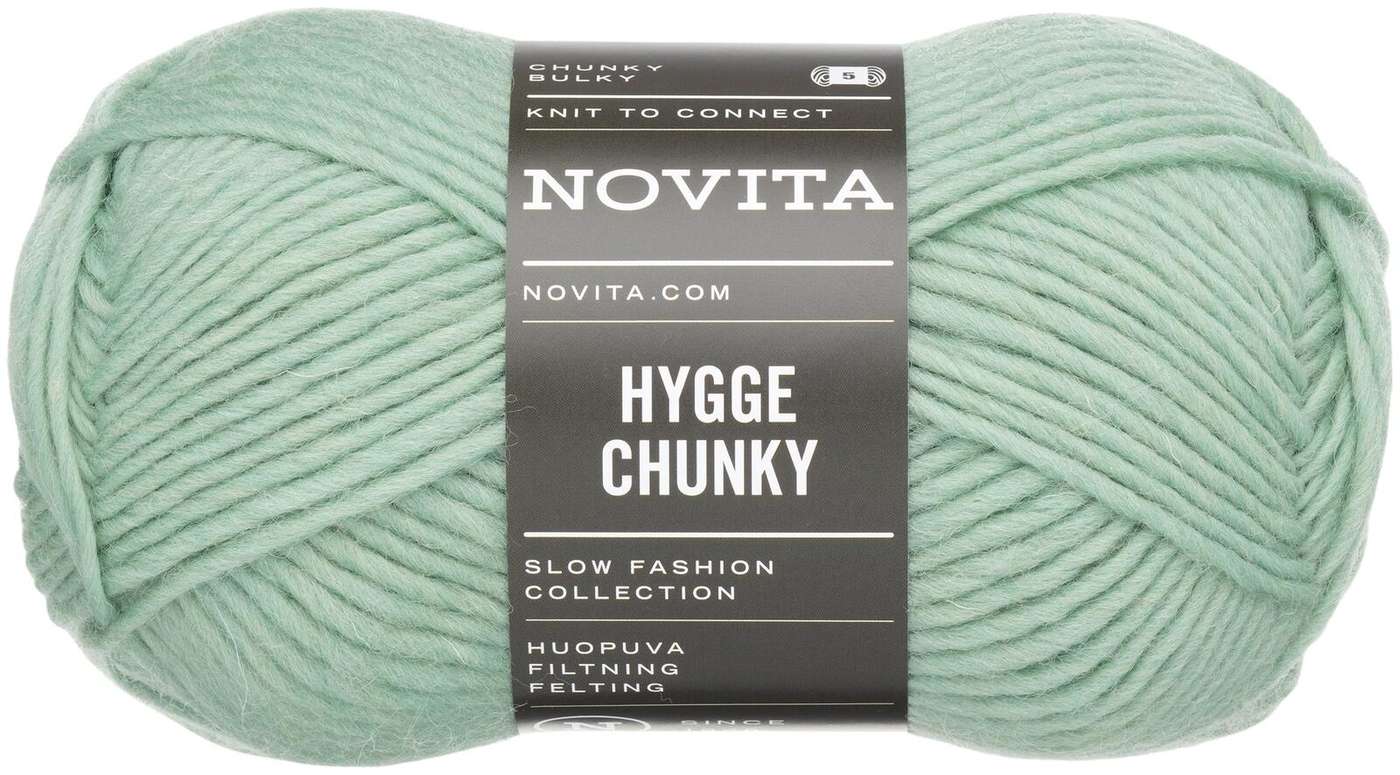 Пряжа Novita Hygge Chunky 100 г синяя нить 304 (цвет синяя нить)