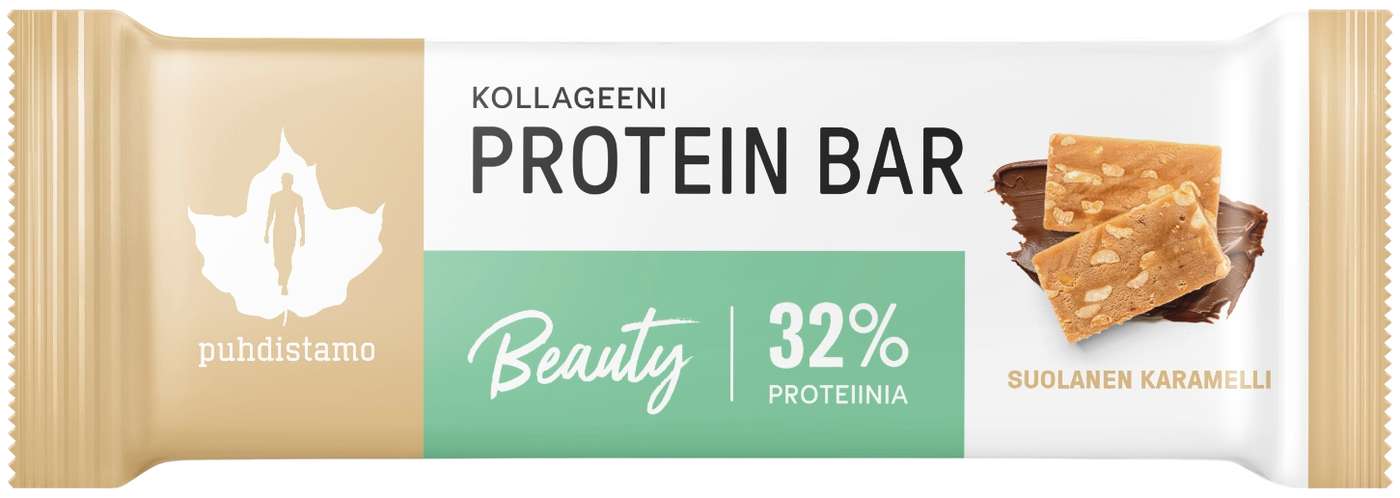 Протеиновый батончик Pudishtamo Collagen Beauty Соленая карамель 30 г