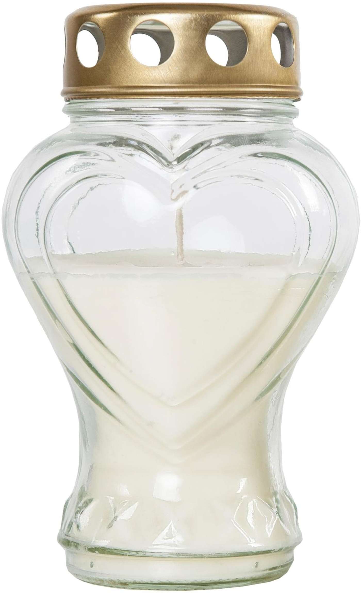 Hansa Candle стеклянная траурная свеча Сердце ок. 60 часов