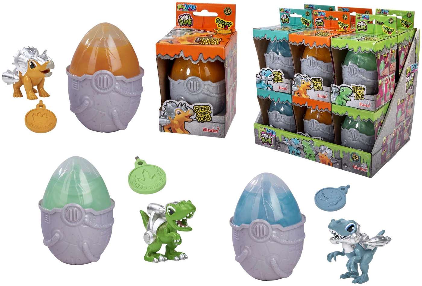 Яйцо Simba Gootastic Slime Dino, несколько видов, в ассортименте, продаются поштучно.
