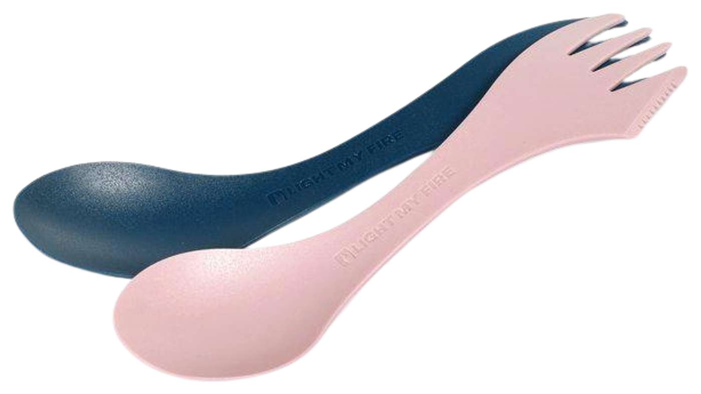 Light My Fire Spork Original, 2 упаковки, HazyBlue / Dusty Pink (цвет Туманно-синий / Розовый)