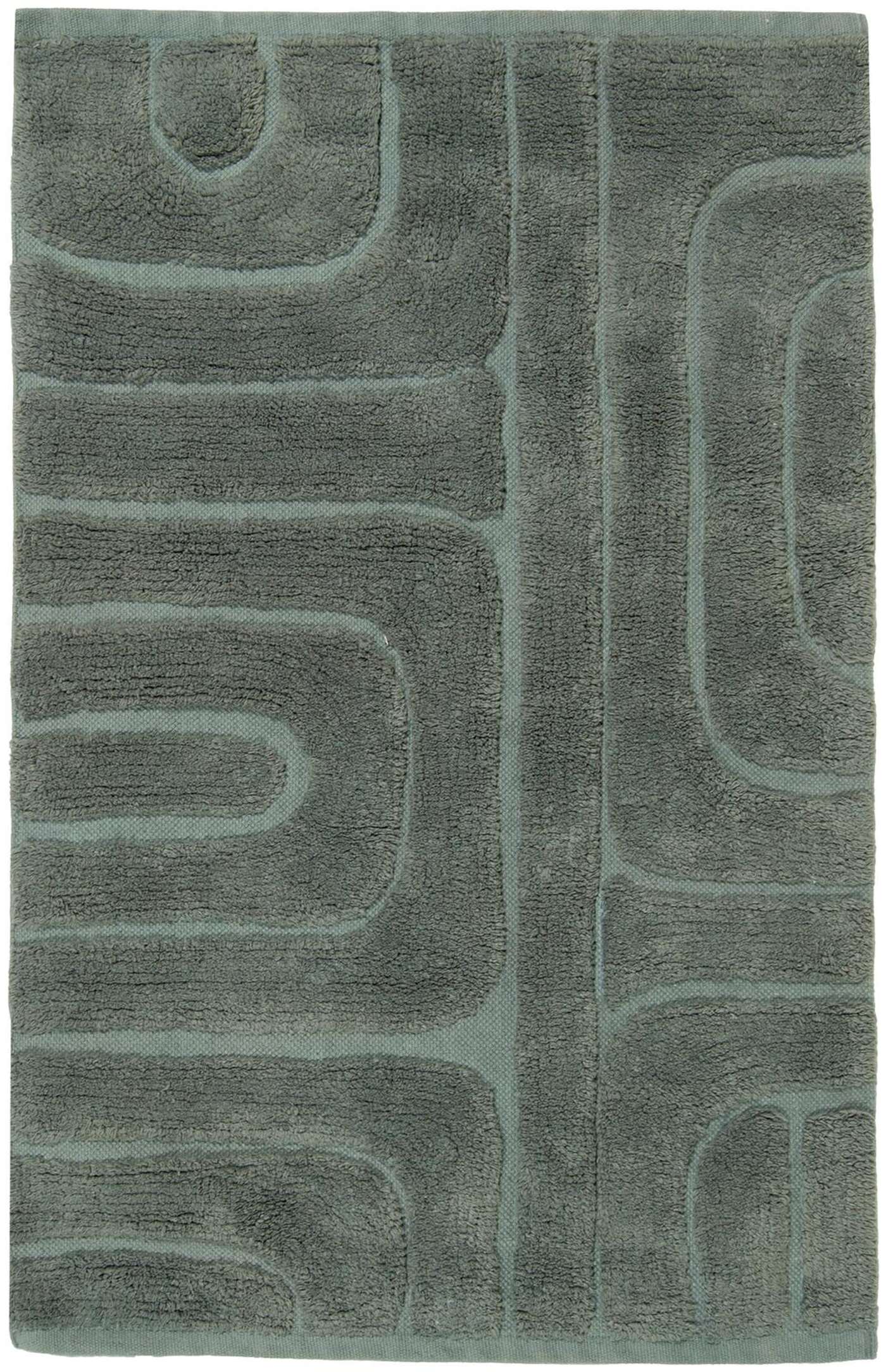 NOKOHOME хлопковый ковер Fiia 60x90 см зеленый (цвет зеленый)