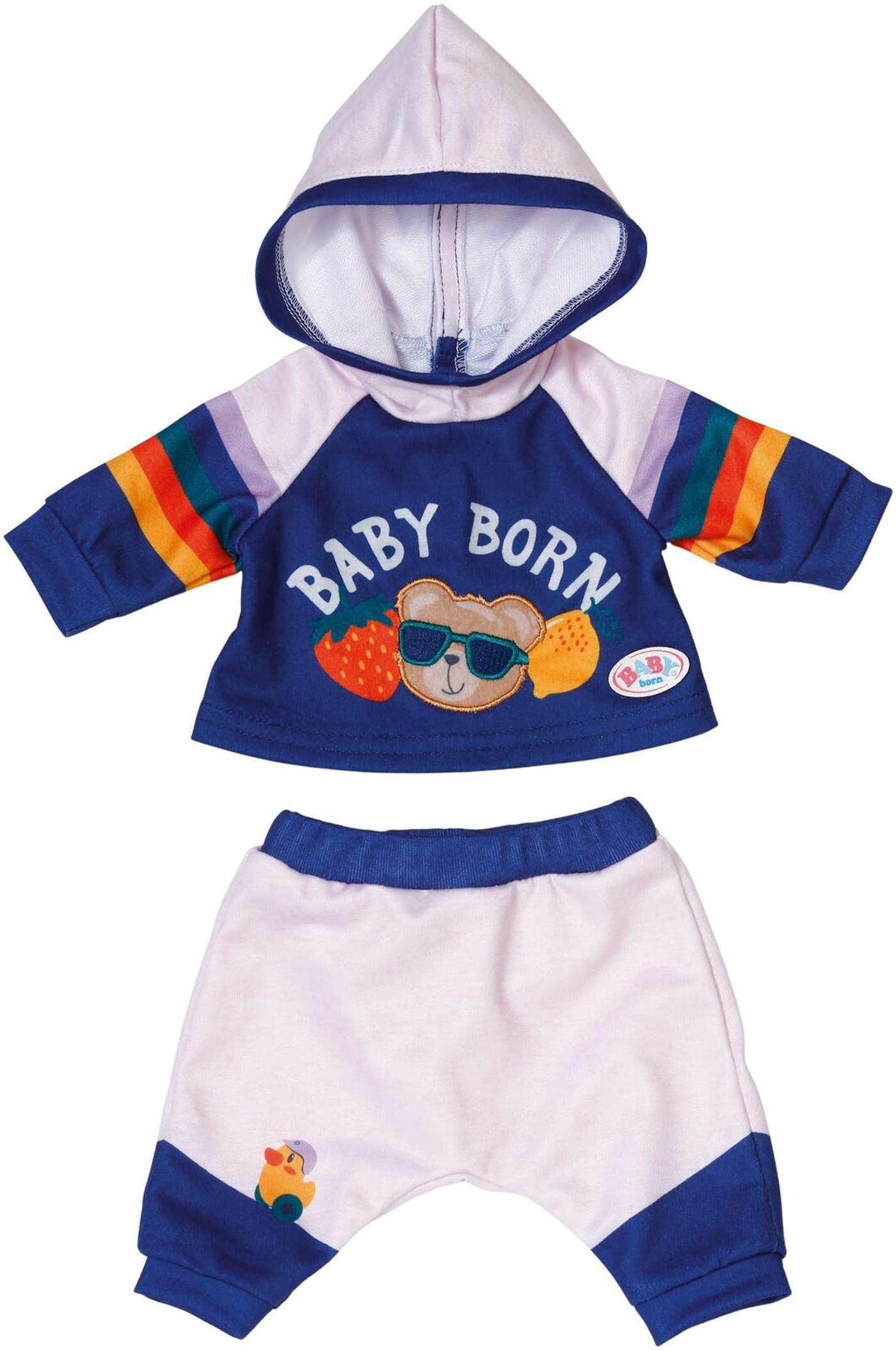 Спортивный костюм для куклы BABYborn синий 43 см