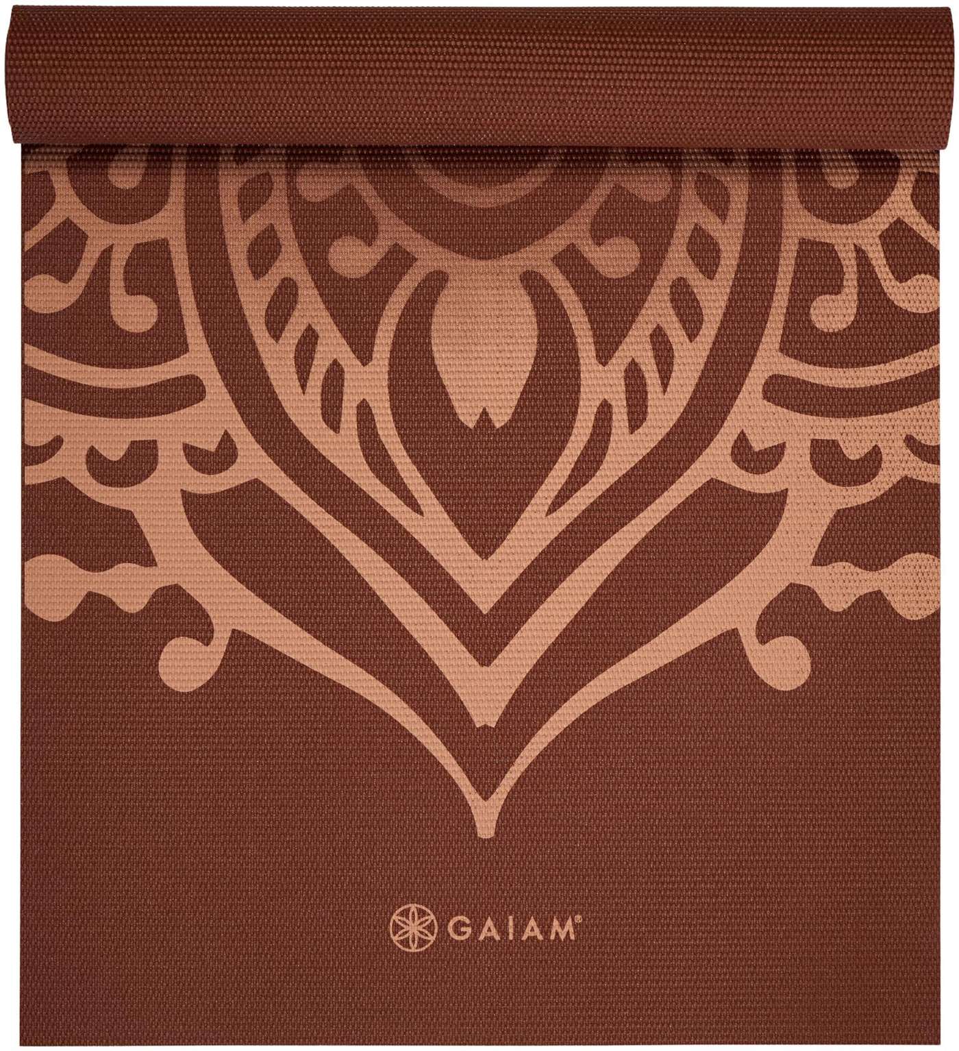Коврик для йоги Gaiam Ржавые солнечные часы 5 мм (цвет Ржавчина)
