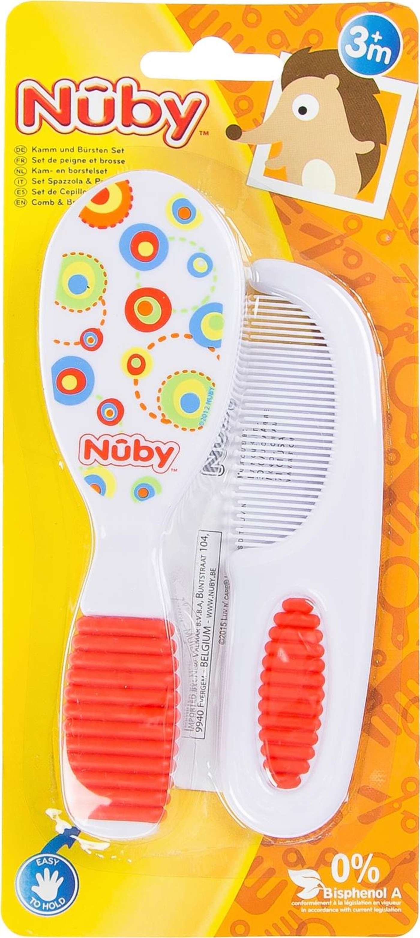 Детская расческа и щетка Nuby