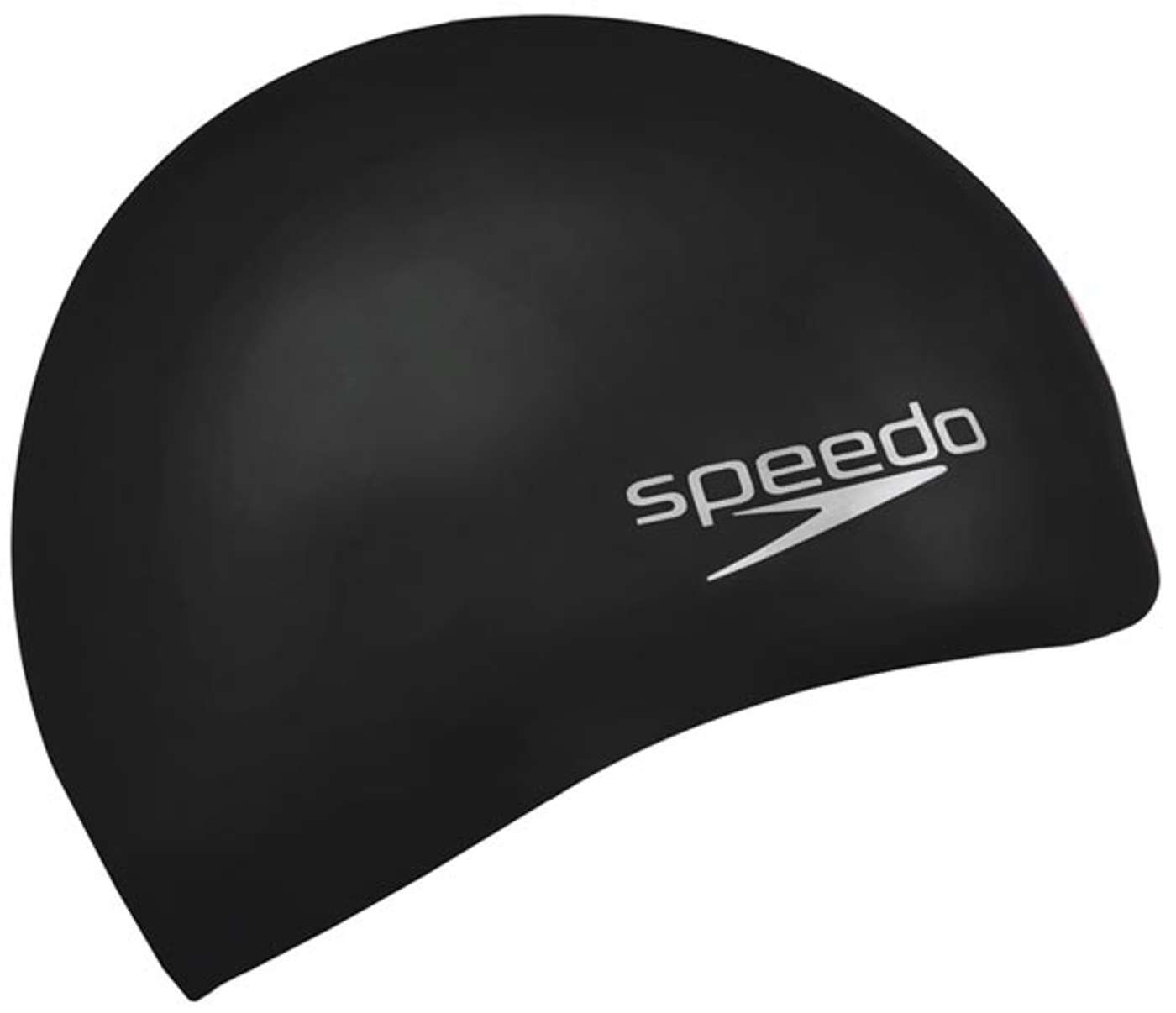 Силиконовая шапочка для плавания Speedo для взрослых (размер ОДИН РАЗМЕР, цвет черный)