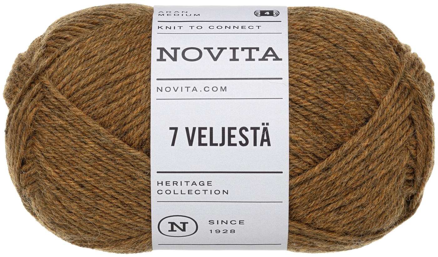 Нить Novita 7 от Velje 100 г медь 646 (цвет медь)