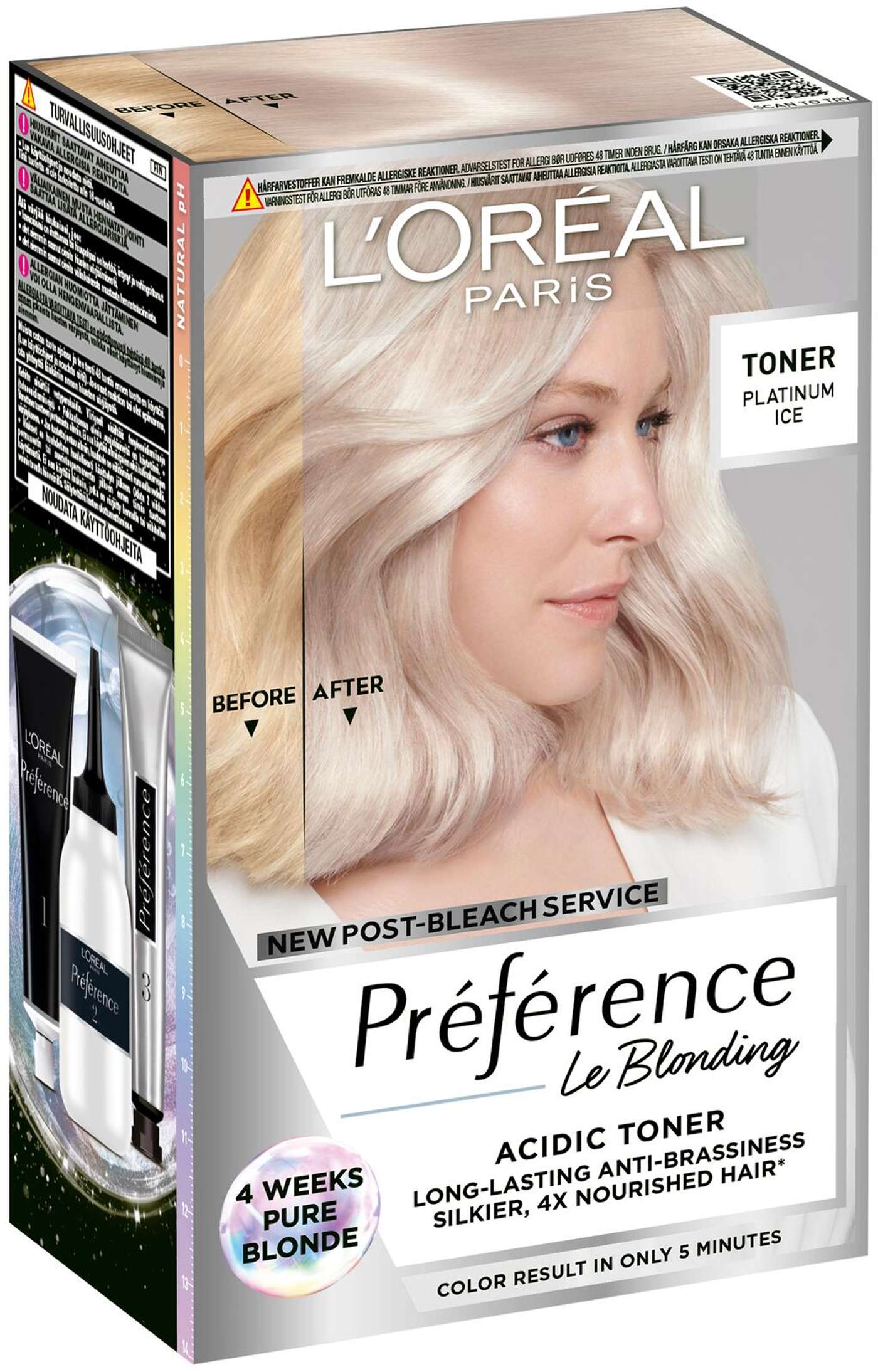 L'Oréal Paris Préférence Le Blonding Platinum Ice оттенок 1 шт. (цвет Платиновый лед)
