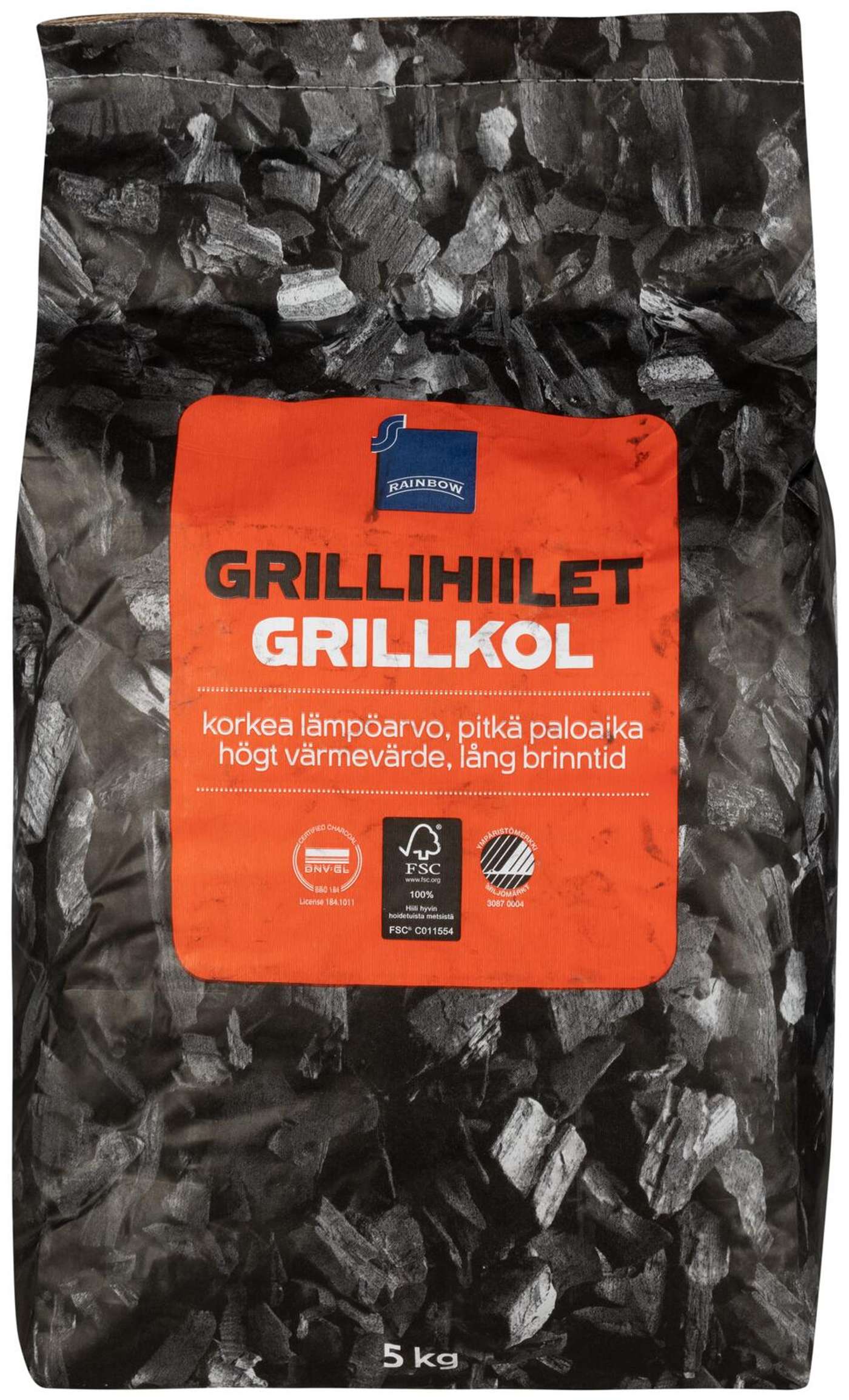Уголь Rainbow Grill 5 кг