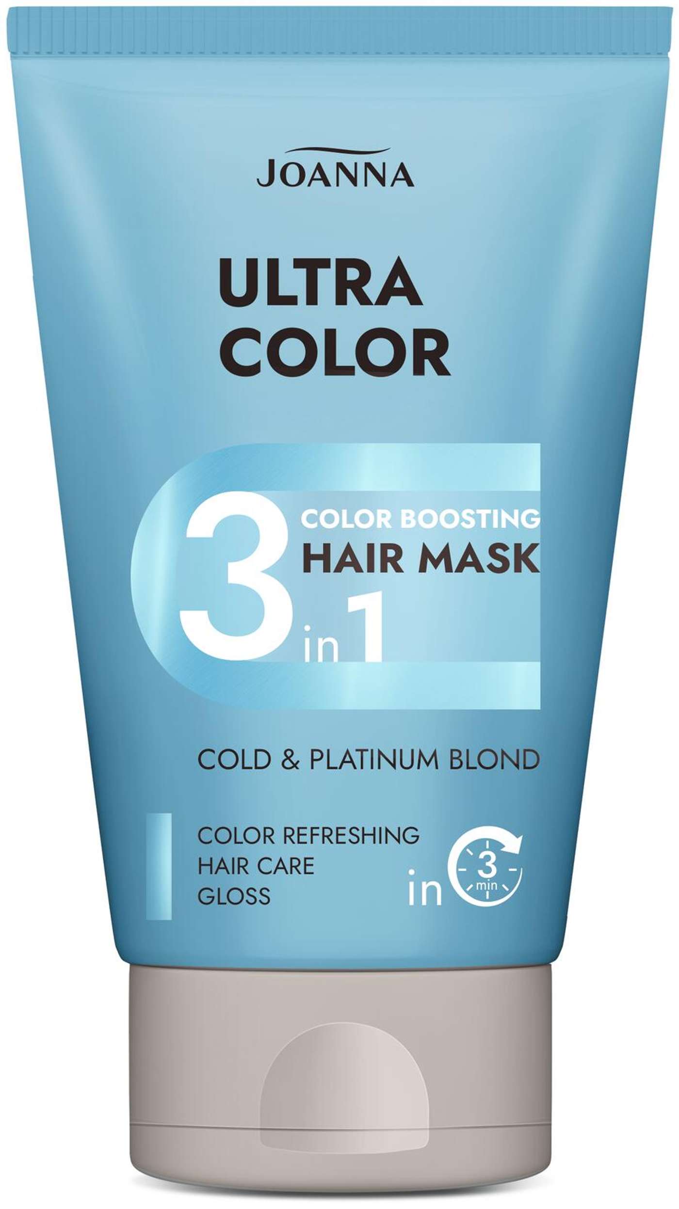 Joanna Ultra Color Boosting маска для волос холодный блонд 100 мл